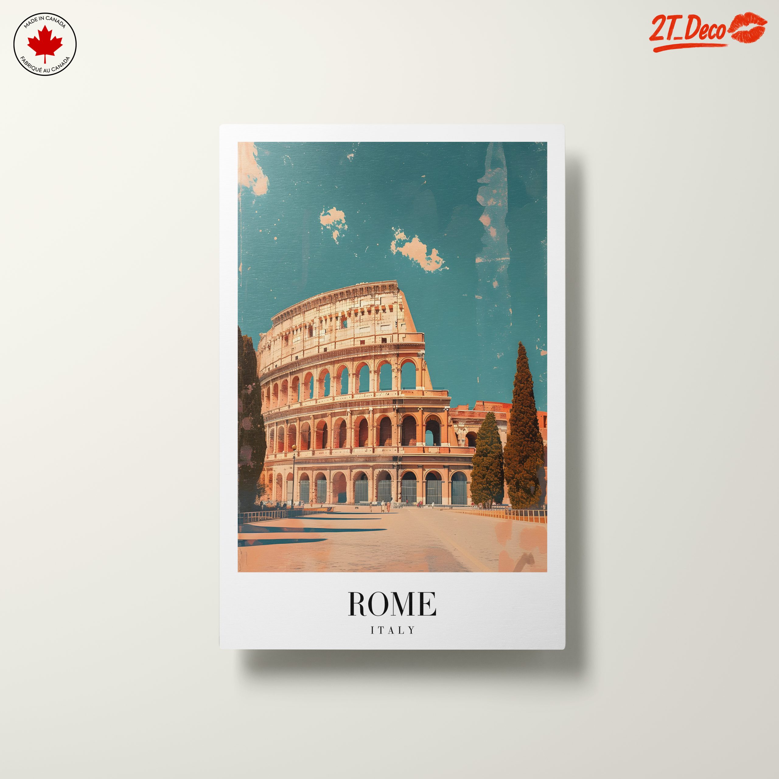Colosseum in Rome Architectural Art - Image 10