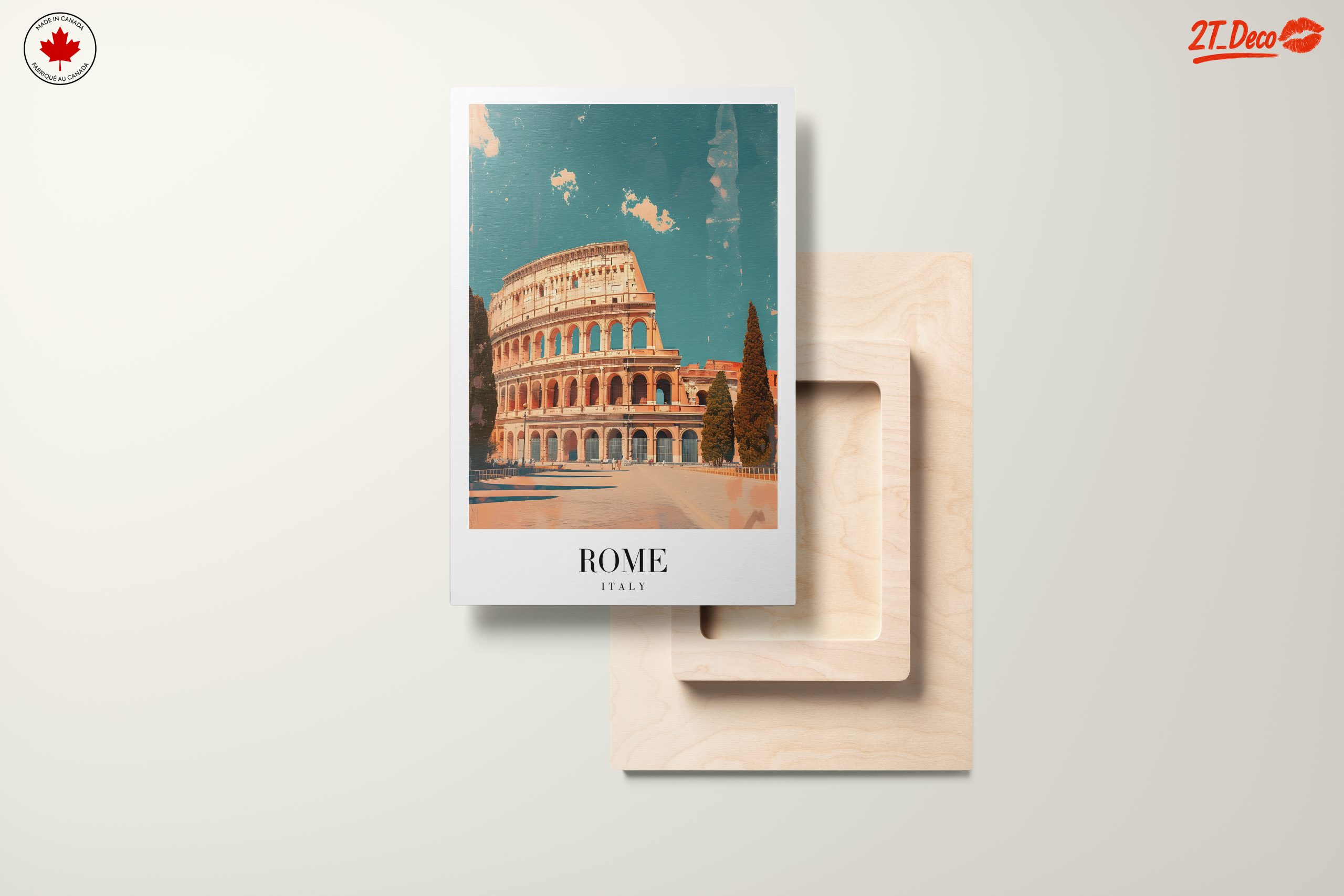 Colosseum in Rome Architectural Art - Image 11