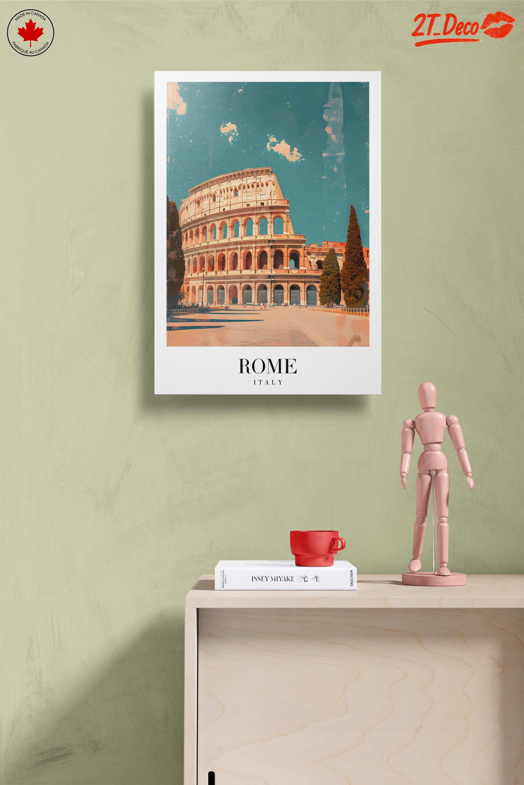 Colosseum in Rome Architectural Art - Image 14