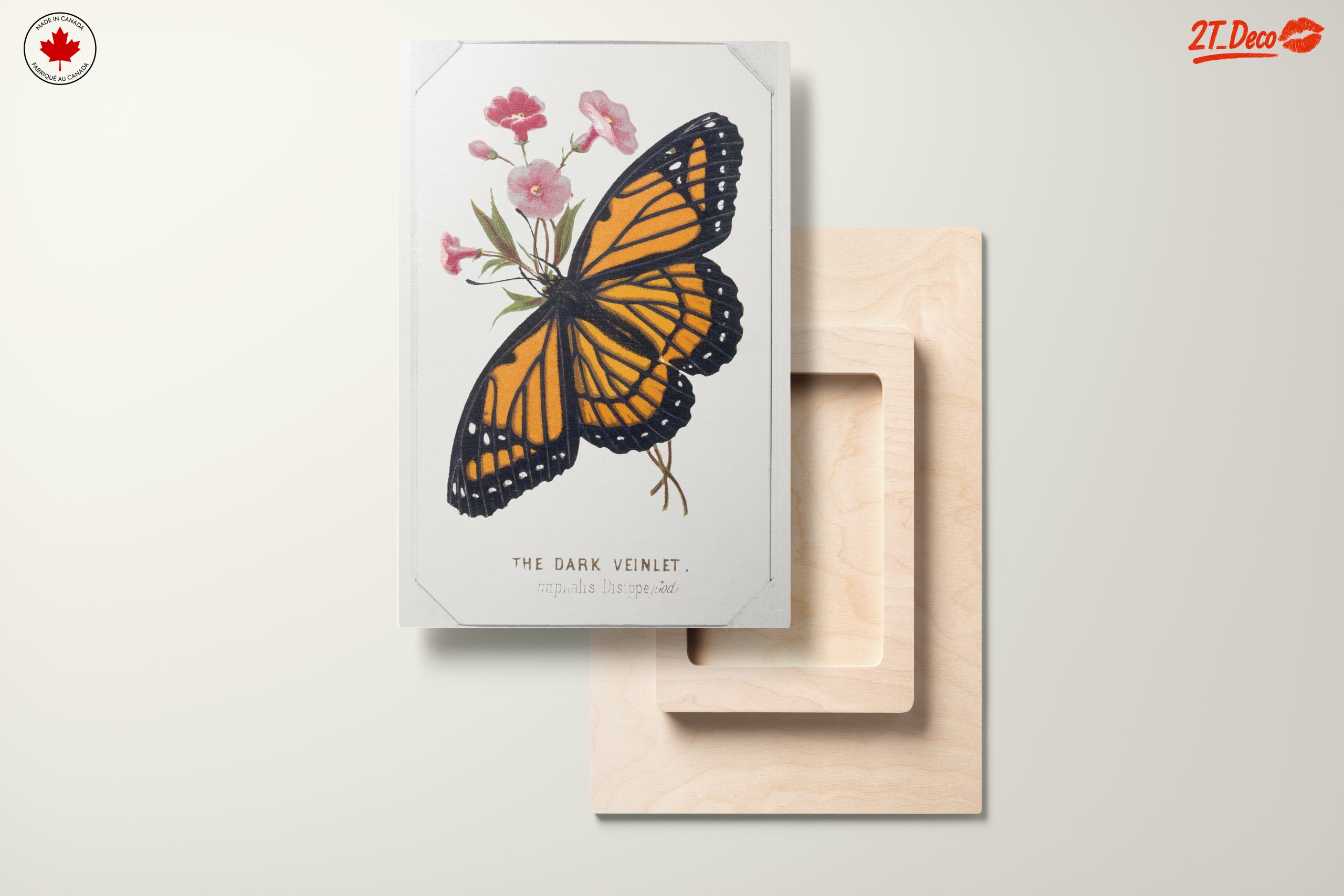 Vibrant Butterfly and Floral Composition Art - Image 11