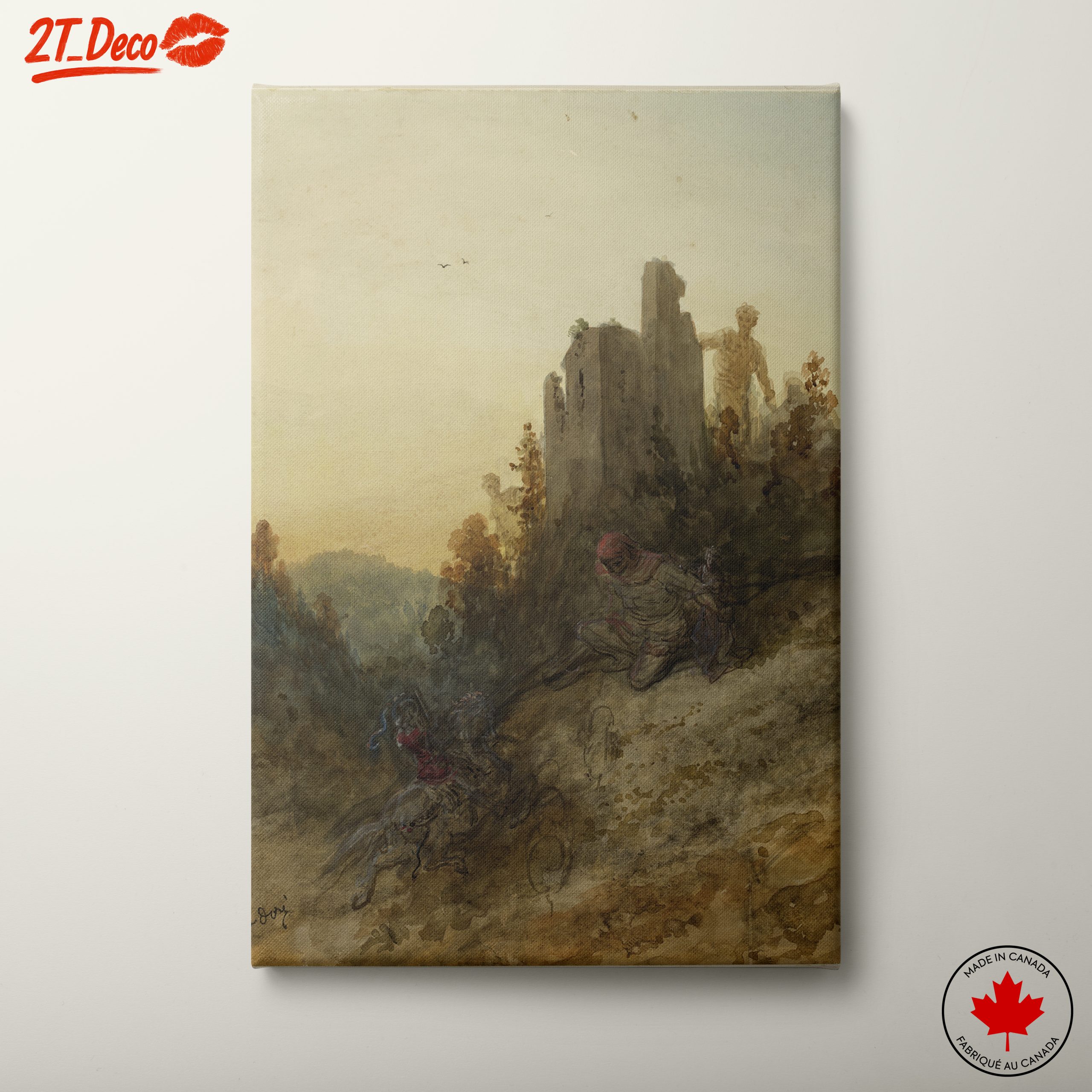 Epic Fantasy Scene with Heroic Characters