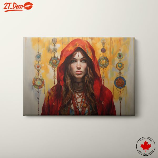 Modern Cultural Portrait with Intricate Details