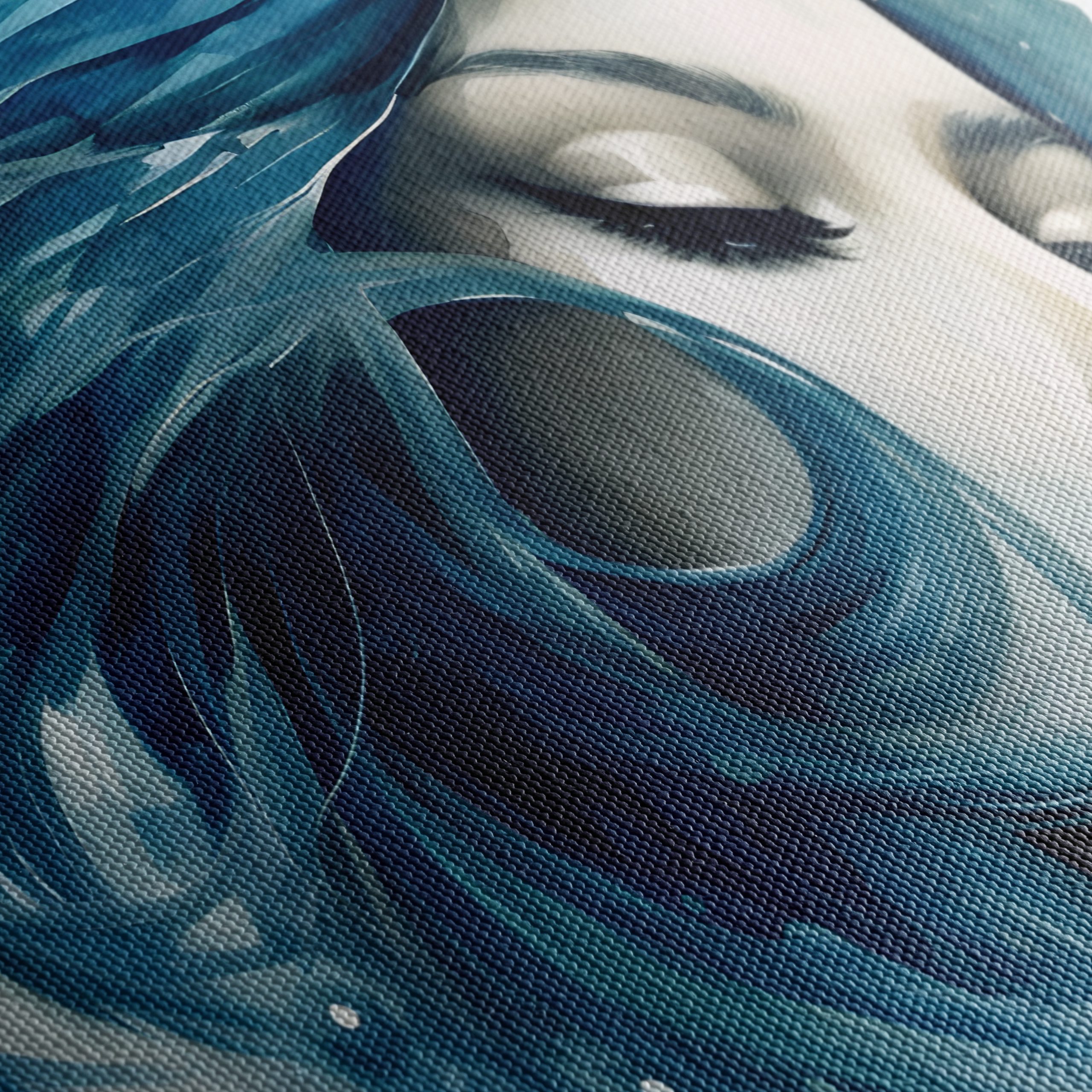 Vibrant Abstract Portrait of a Woman - Image 5