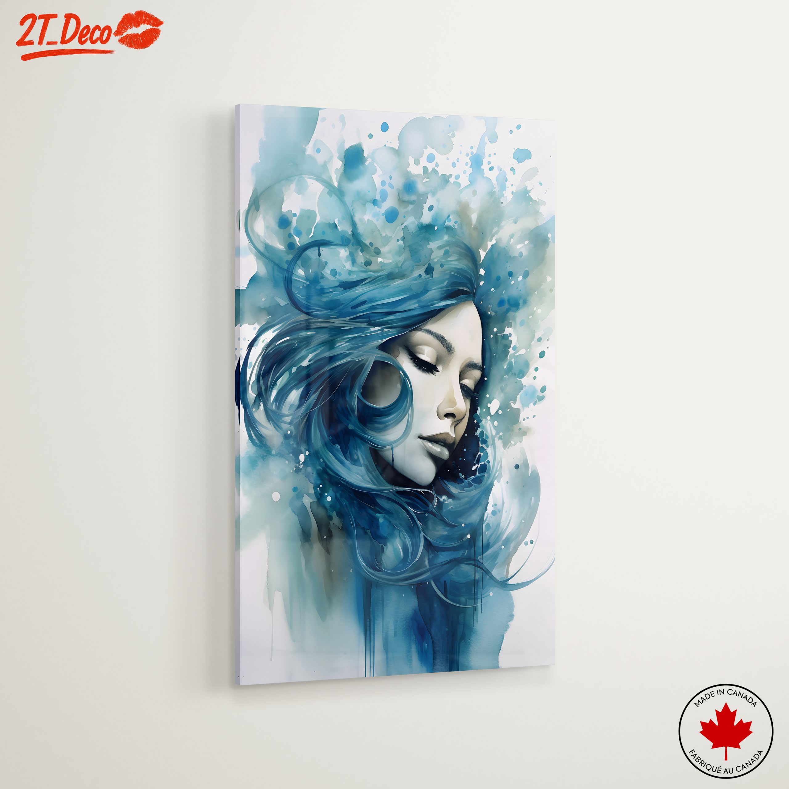 Vibrant Abstract Portrait of a Woman - Image 6