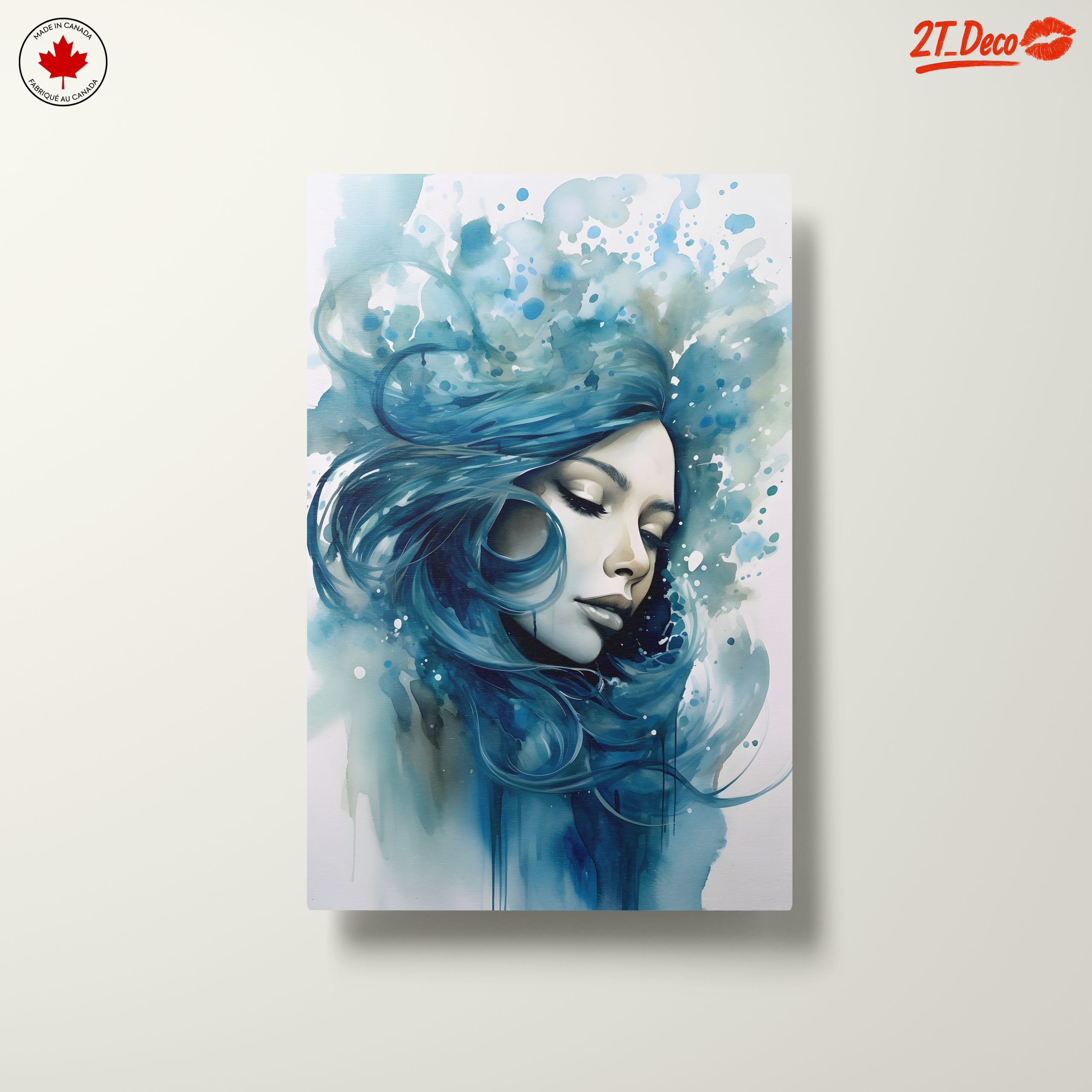 Vibrant Abstract Portrait of a Woman - Image 10