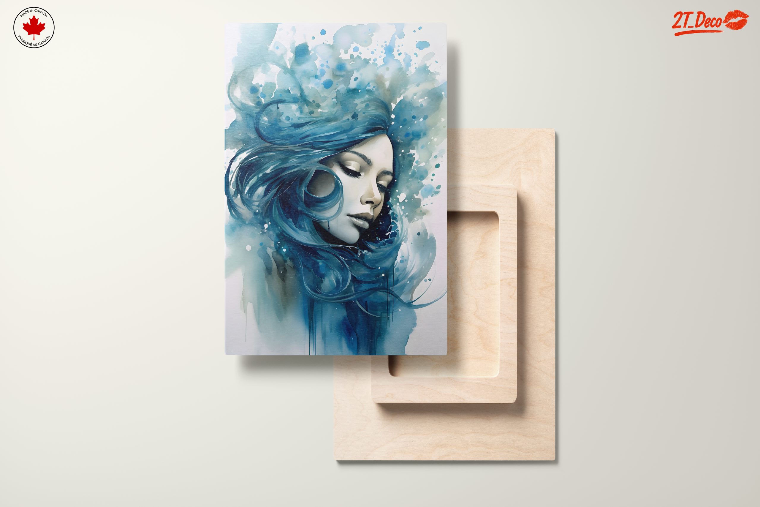Vibrant Abstract Portrait of a Woman - Image 11