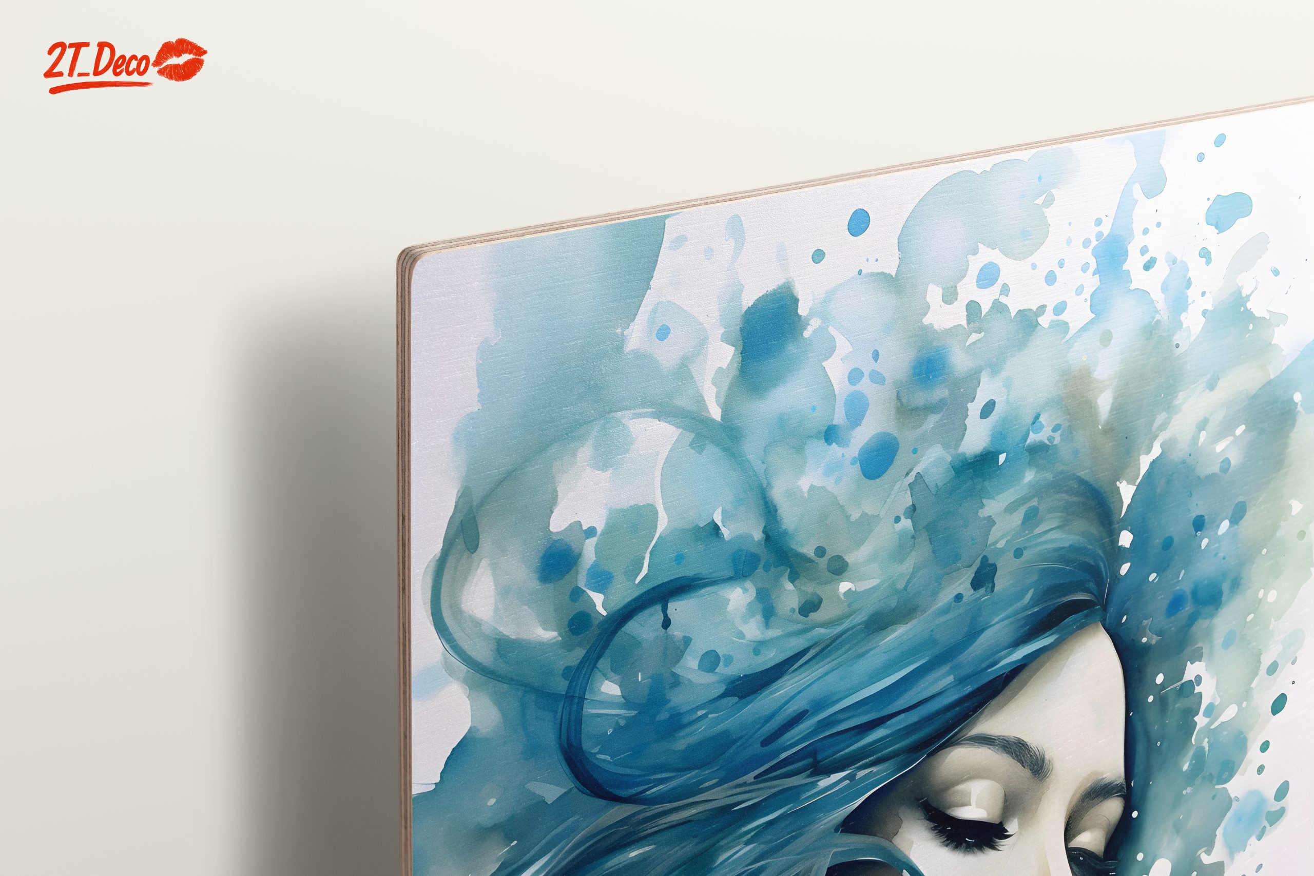 Vibrant Abstract Portrait of a Woman - Image 15