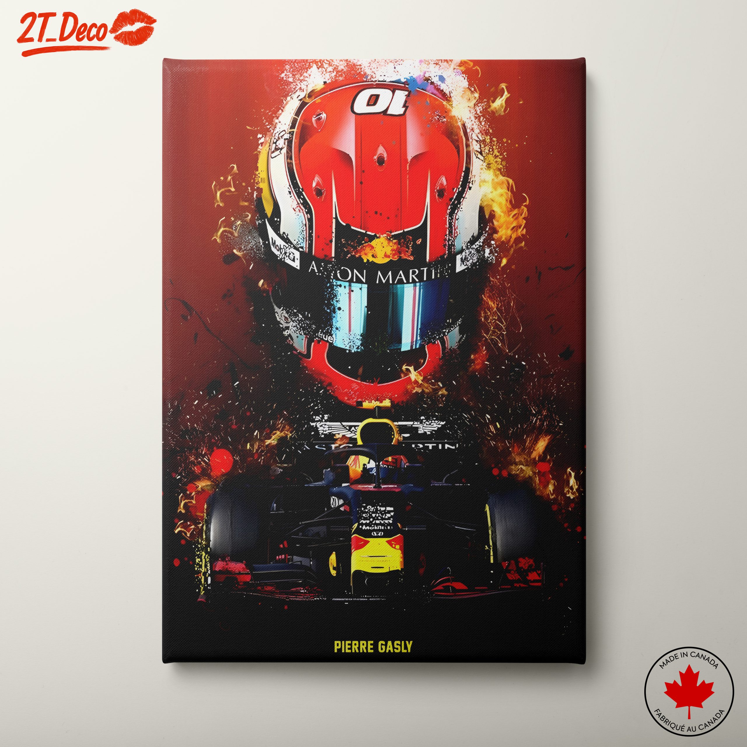 Racing Fantasy Art Featuring Pierre Gasly