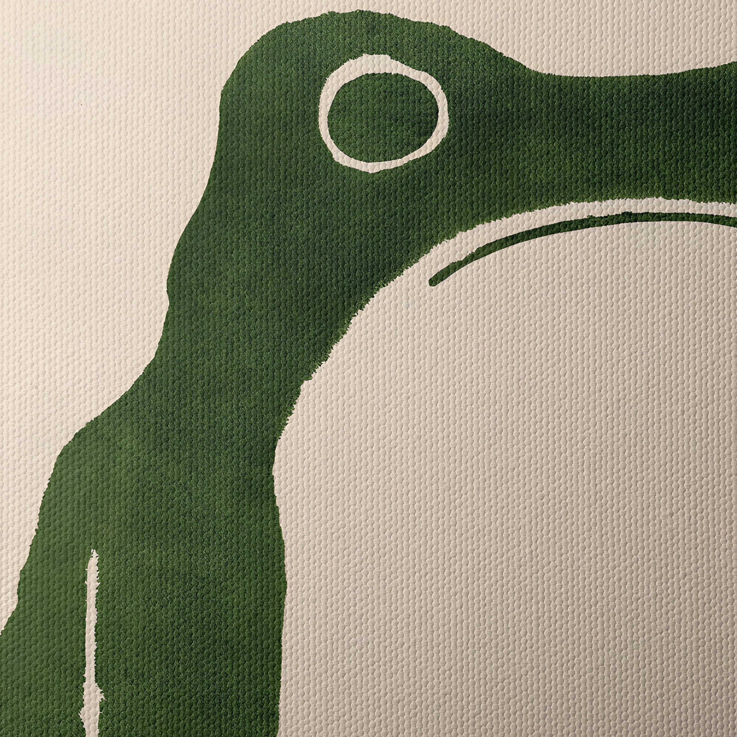 Stylized Frog Illustration in Green - Image 4