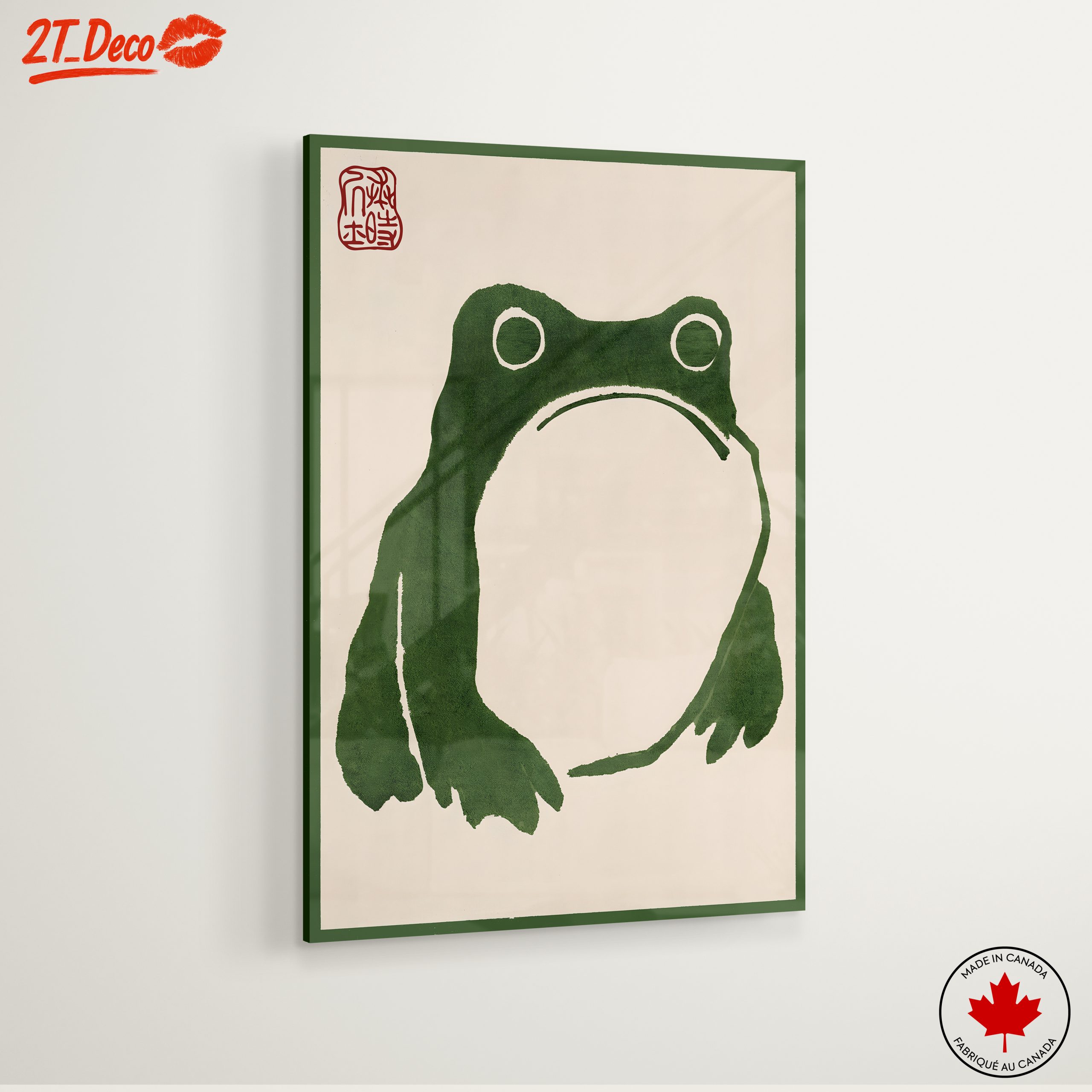 Stylized Frog Illustration in Green - Image 6