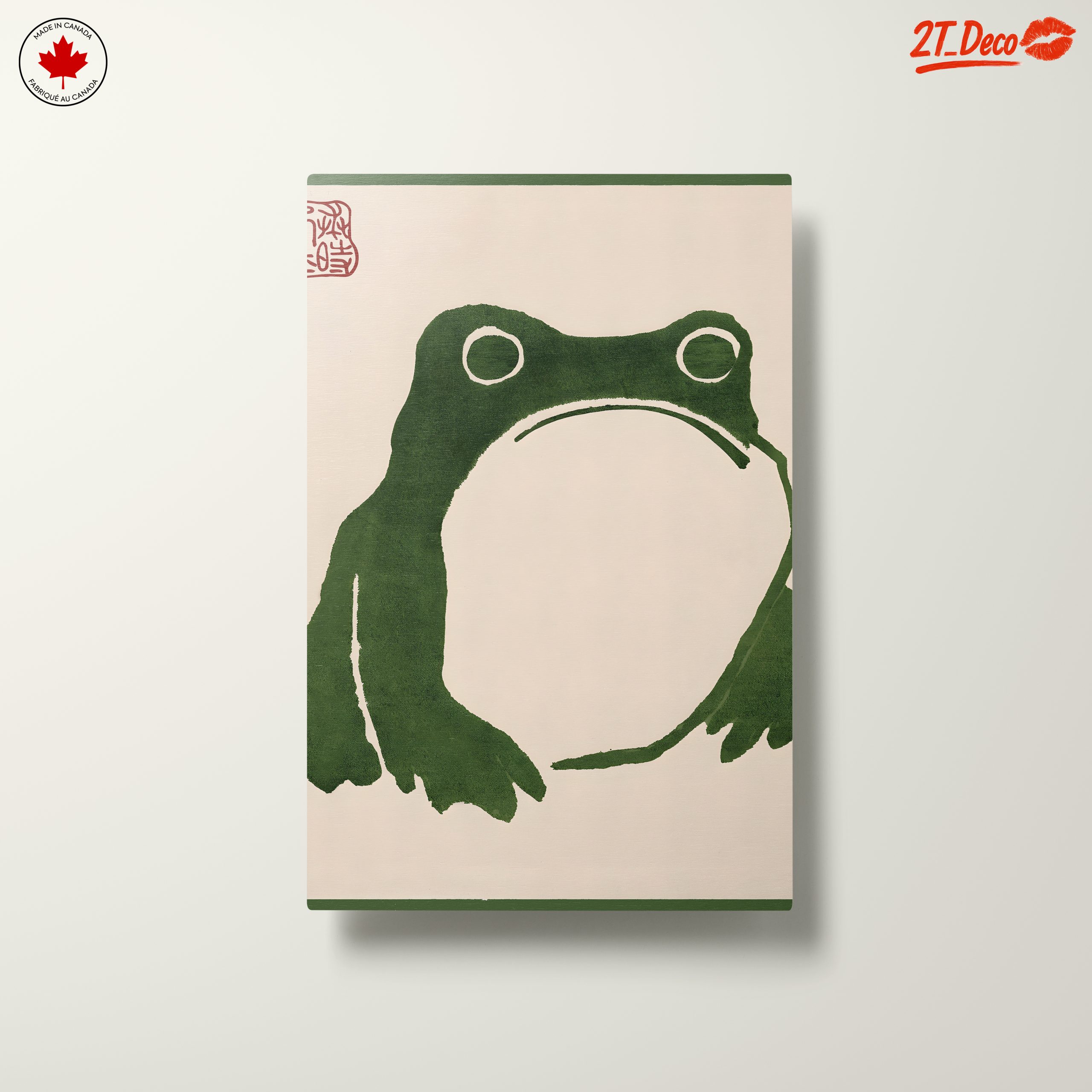 Stylized Frog Illustration in Green - Image 10