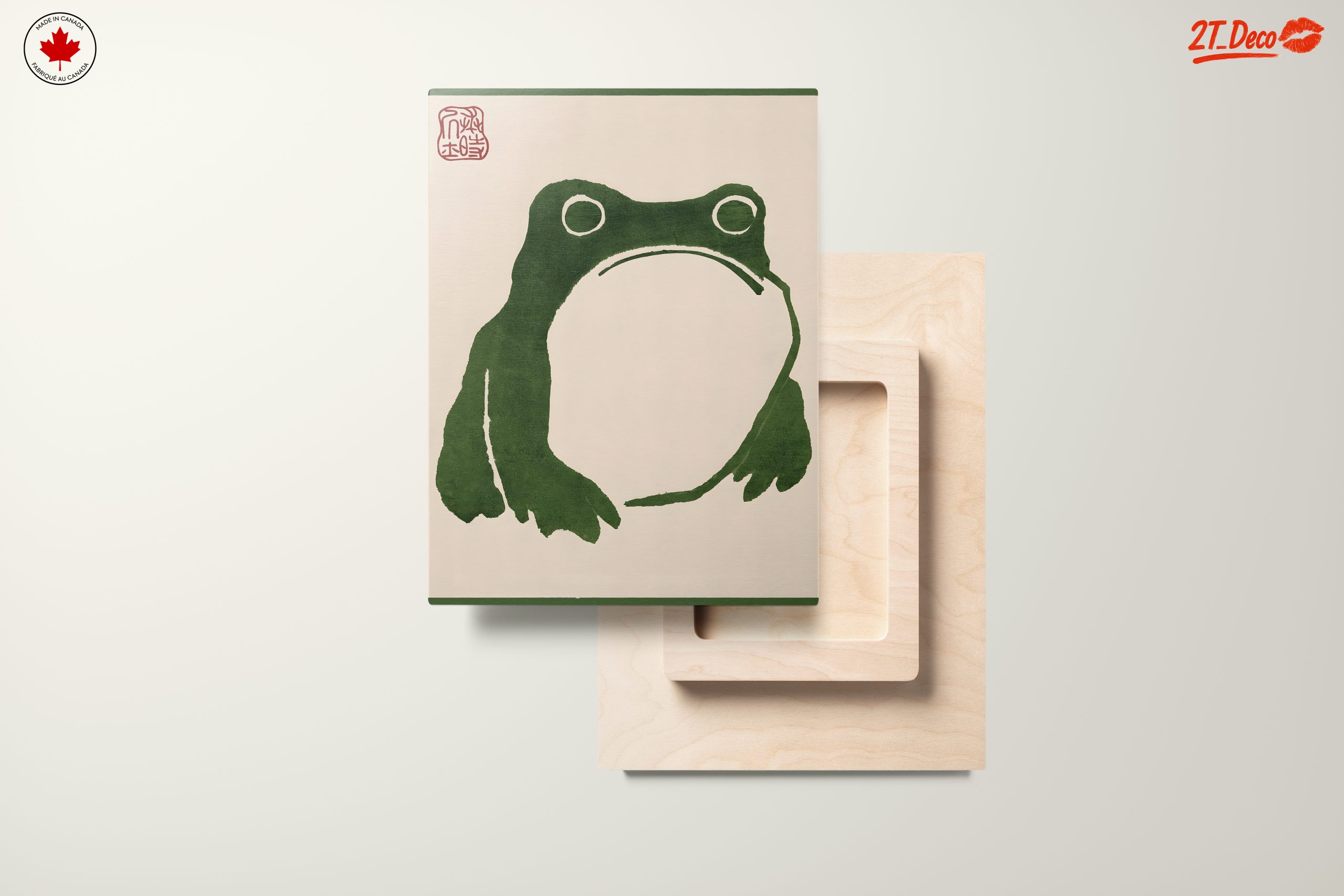 Stylized Frog Illustration in Green - Image 11