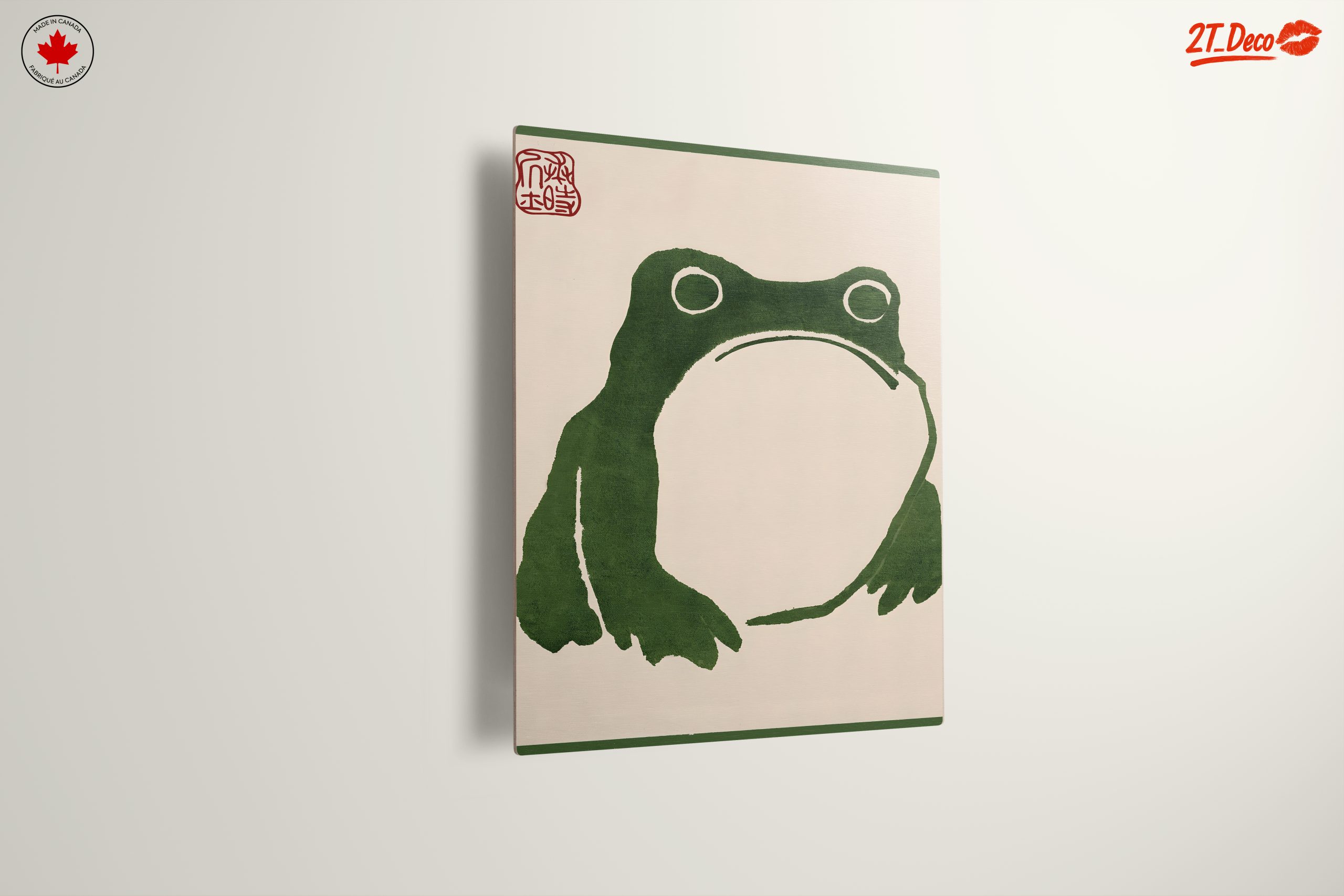 Stylized Frog Illustration in Green - Image 13