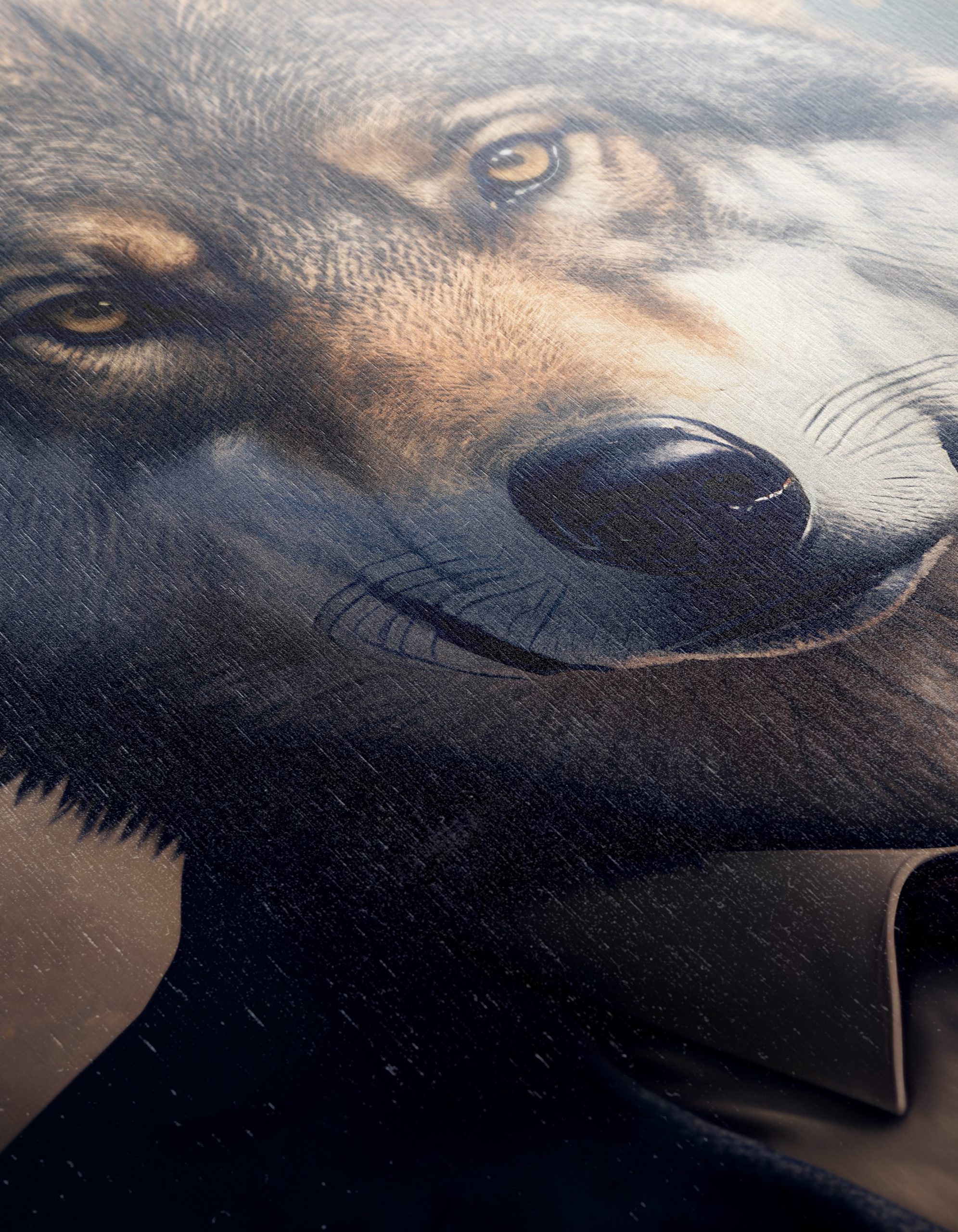 Stylish Wolf Character Portrait Art - Image 12