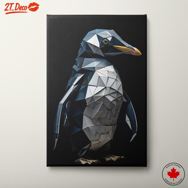 Geometric Penguin Animal Art