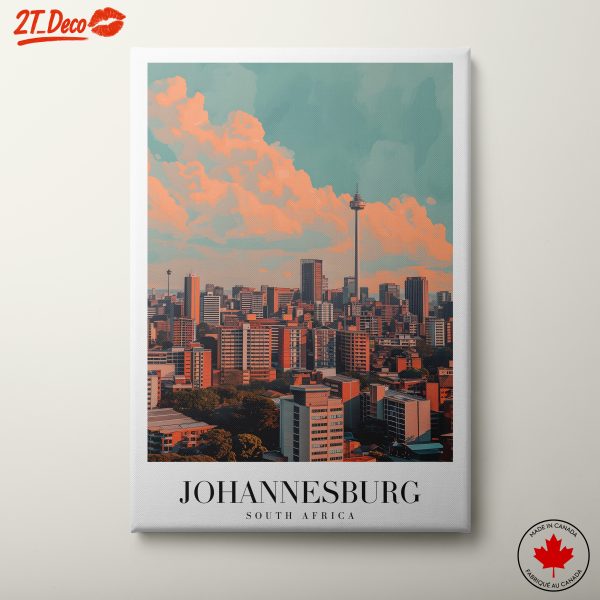 Modern Johannesburg Cityscape Art