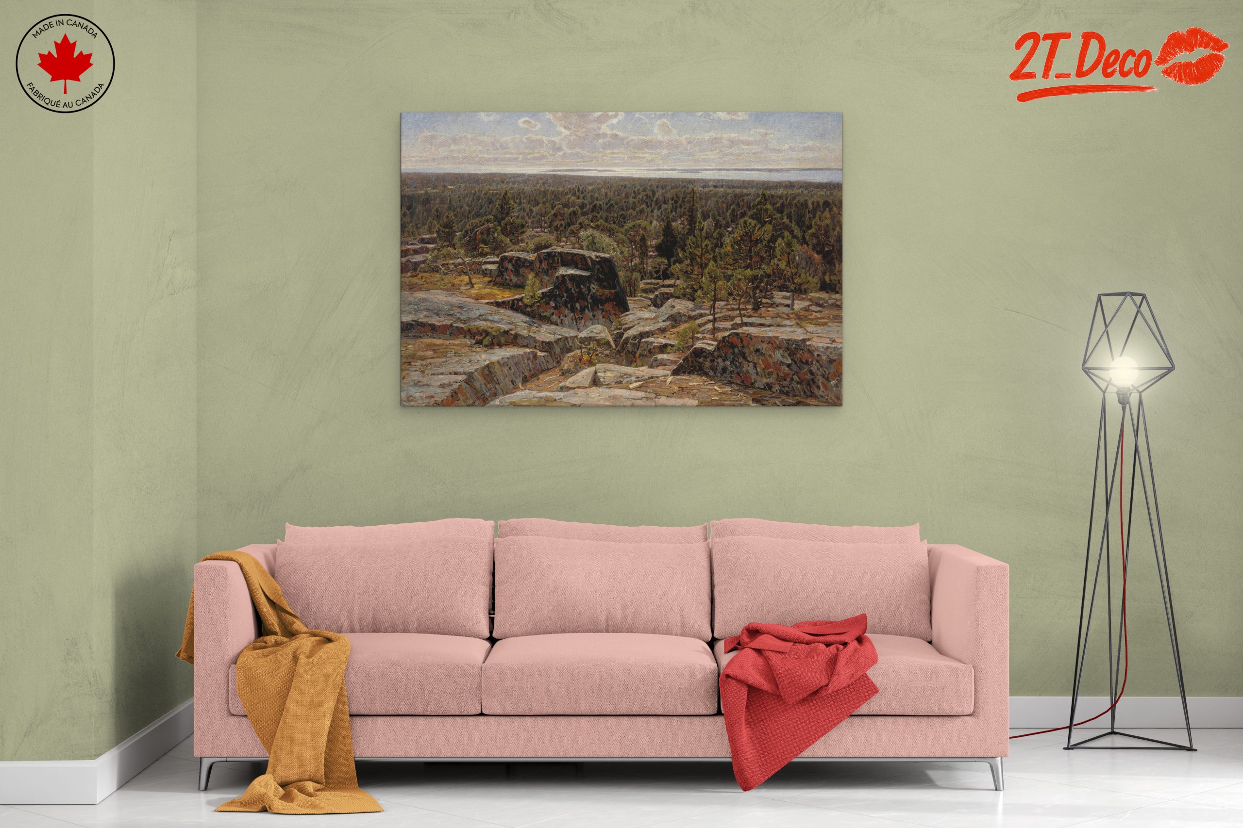 Stunning Adventure Landscape with Forest and Rocks - Image 2
