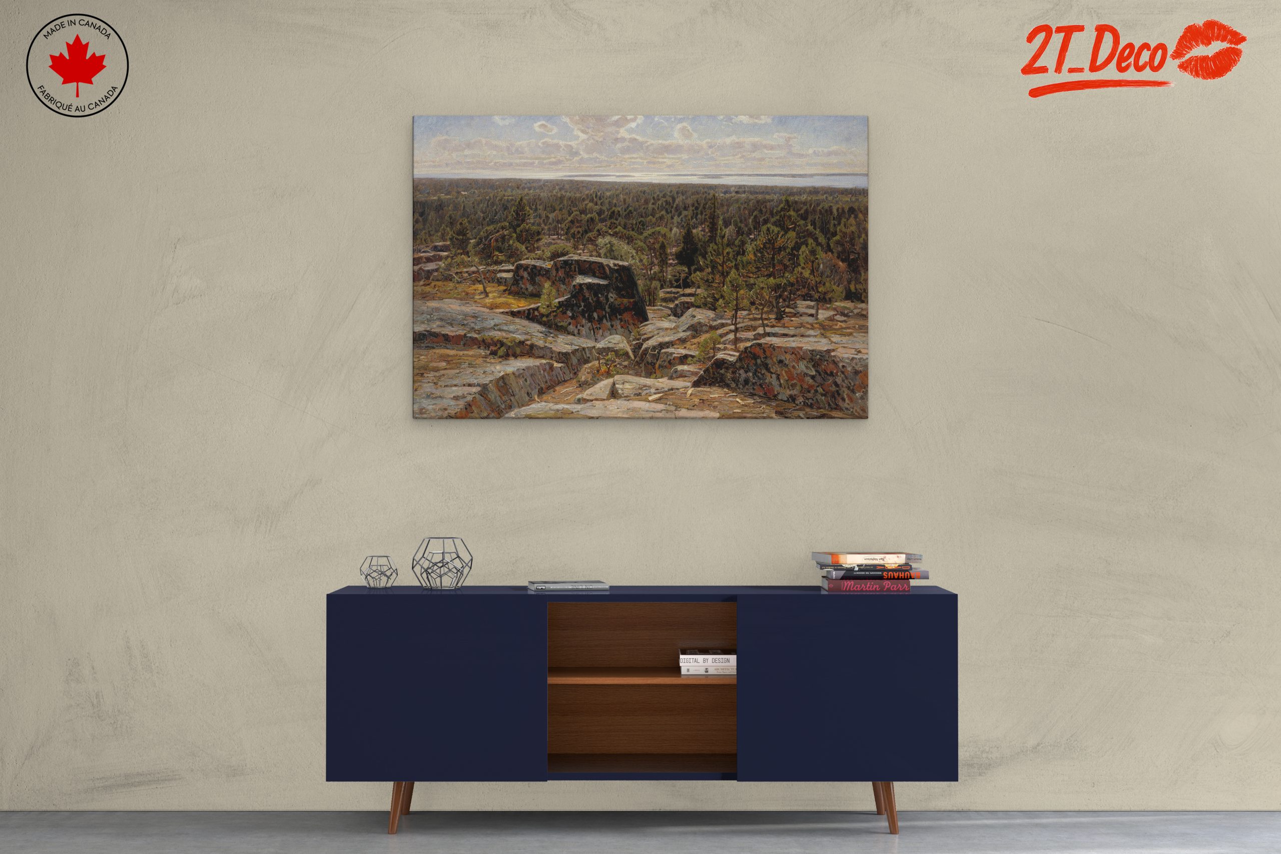 Stunning Adventure Landscape with Forest and Rocks - Image 3