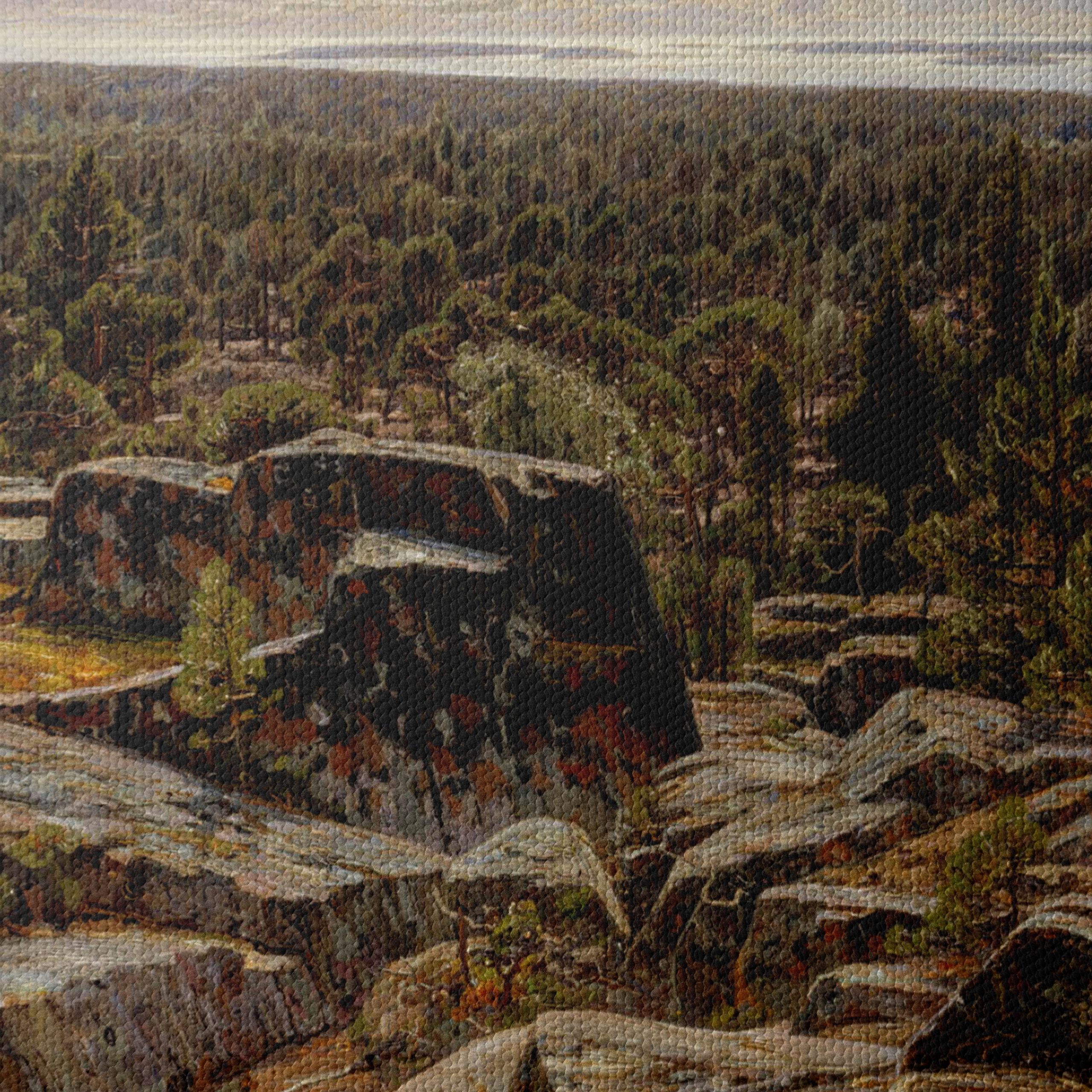 Stunning Adventure Landscape with Forest and Rocks - Image 4