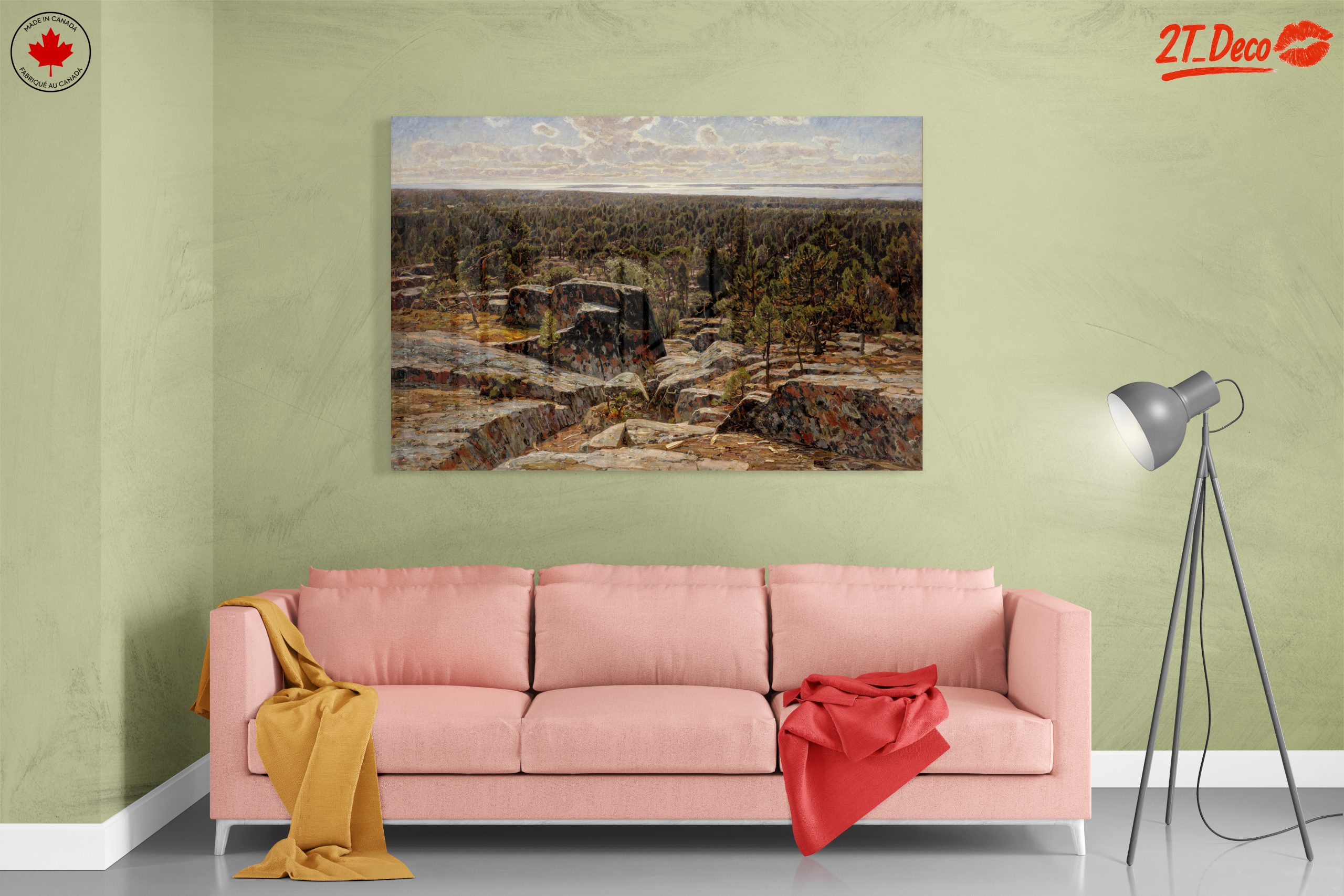 Stunning Adventure Landscape with Forest and Rocks - Image 7