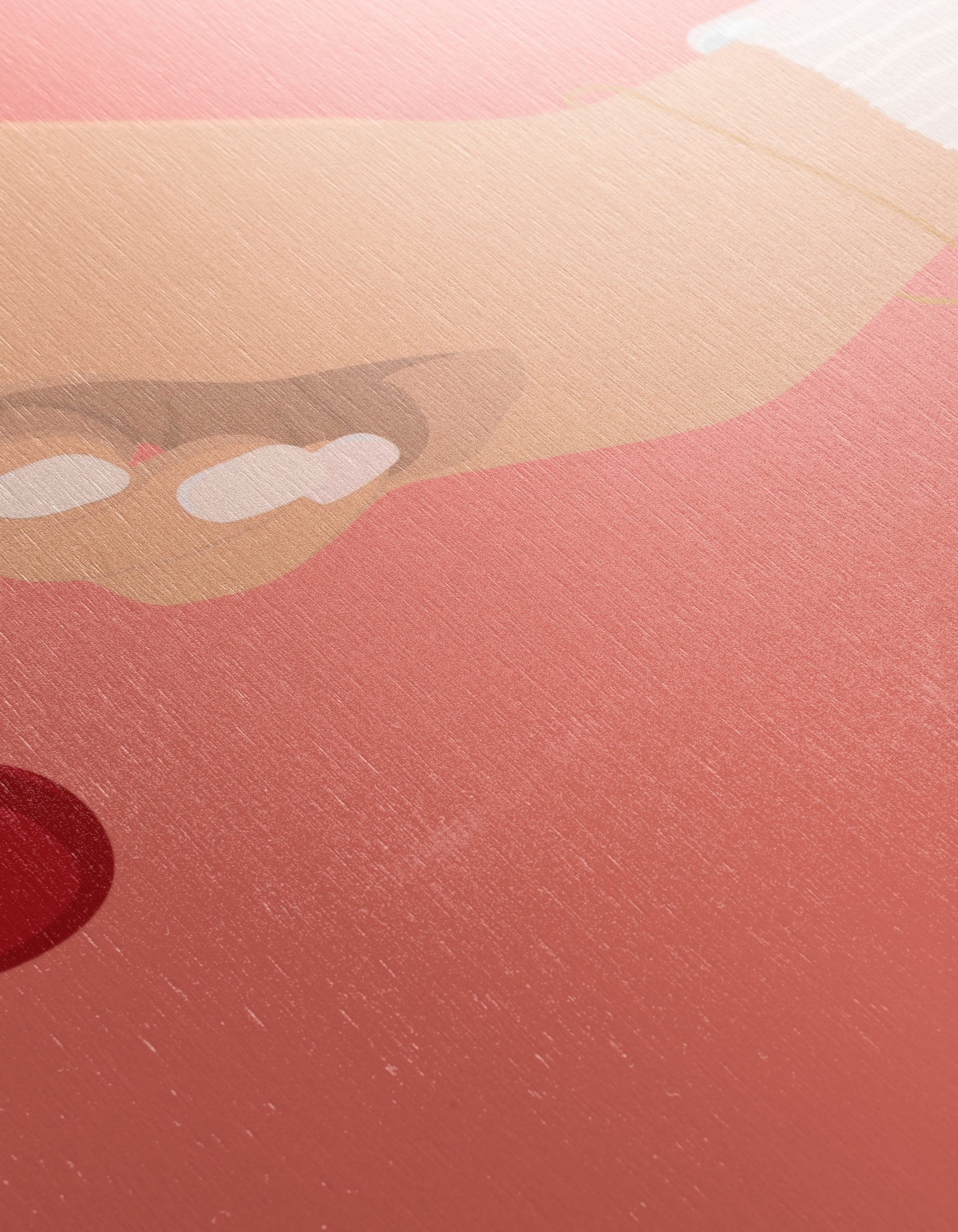 Hand Holding Cherry On Pink Background - Image 12