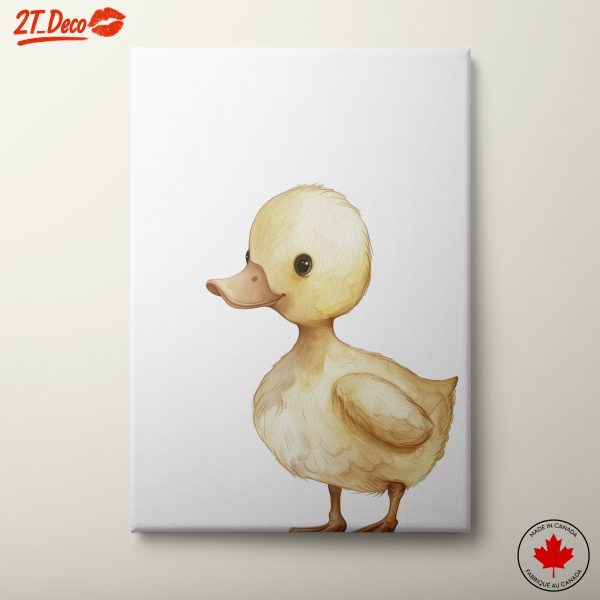 Charming Duckling Illustration in Soft Colors