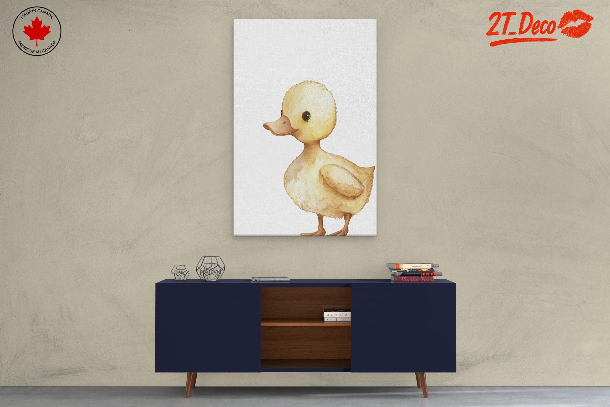 Charming Duckling Illustration in Soft Colors - Image 3