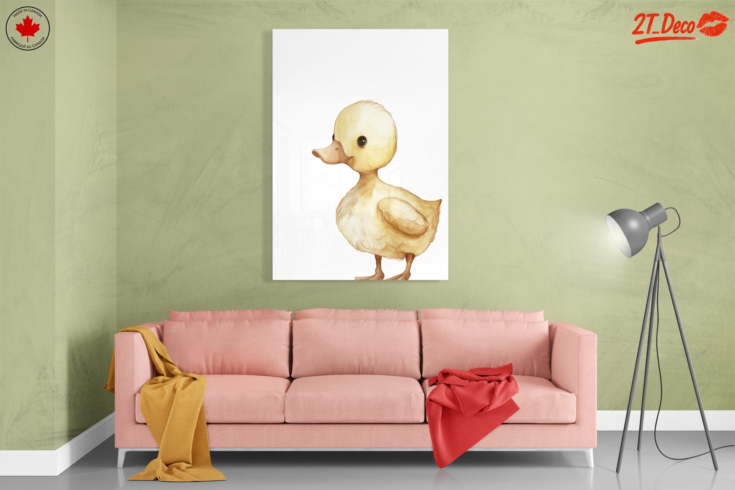 Charming Duckling Illustration in Soft Colors - Image 7