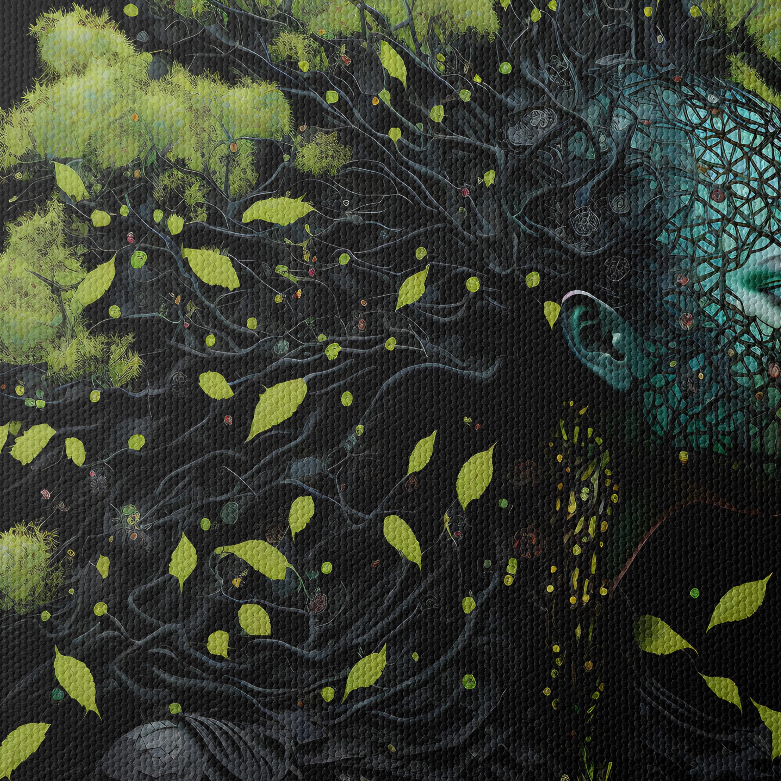 Modern Nature-Inspired Portrait Art - Image 4
