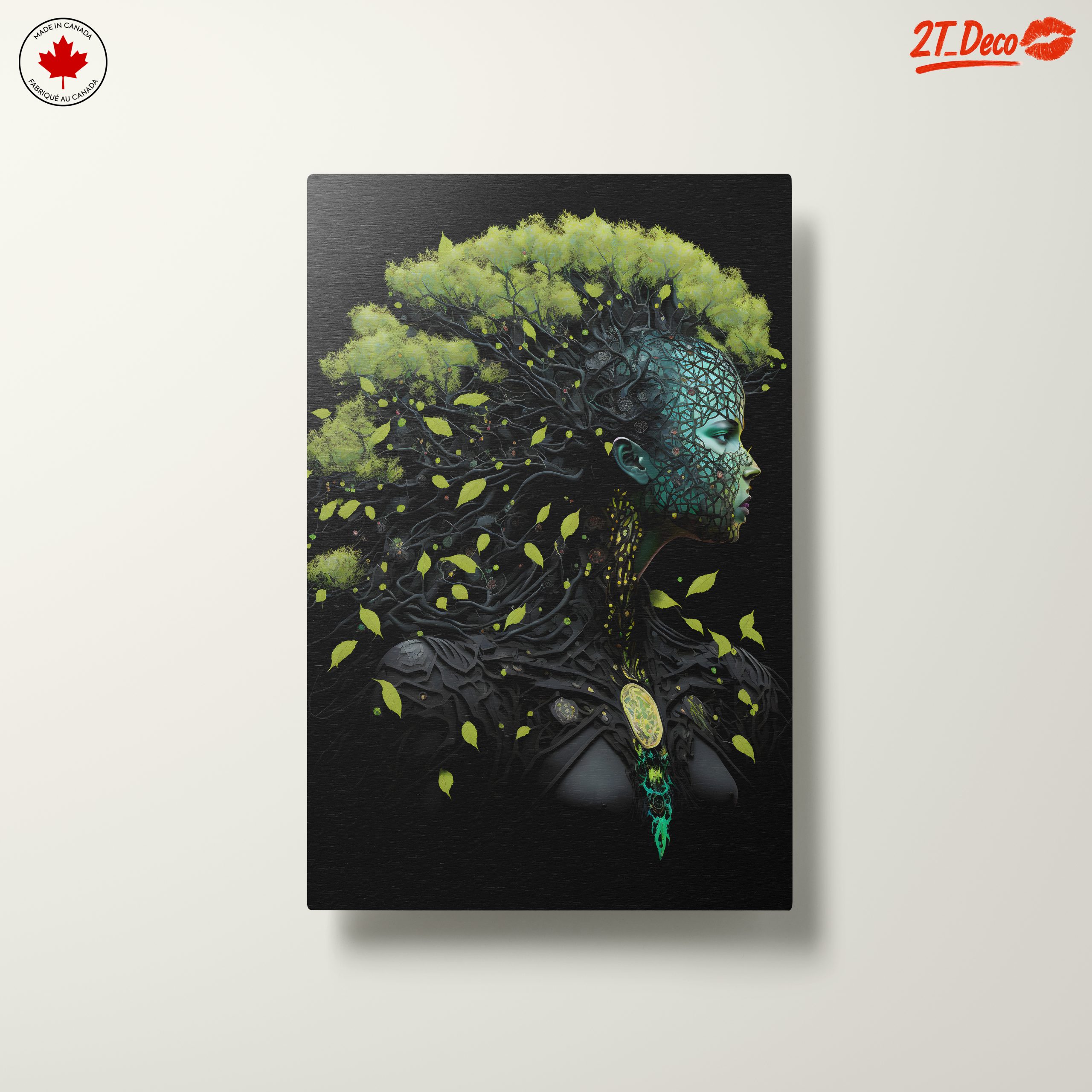 Modern Nature-Inspired Portrait Art - Image 10
