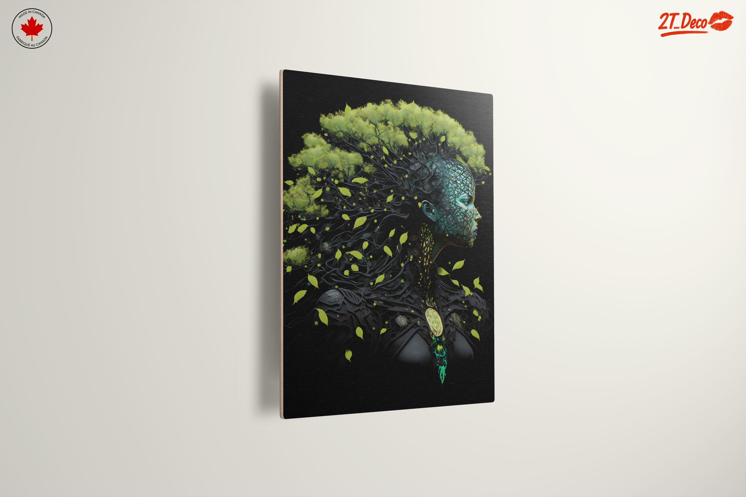 Modern Nature-Inspired Portrait Art - Image 13