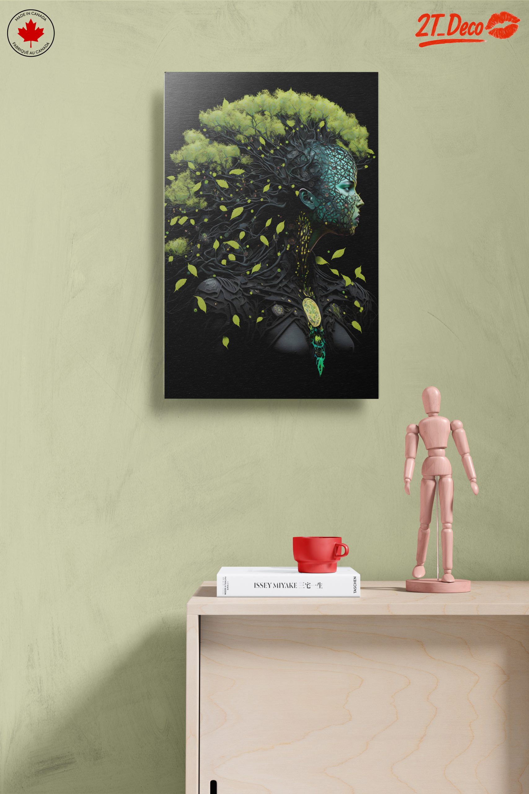 Modern Nature-Inspired Portrait Art - Image 14