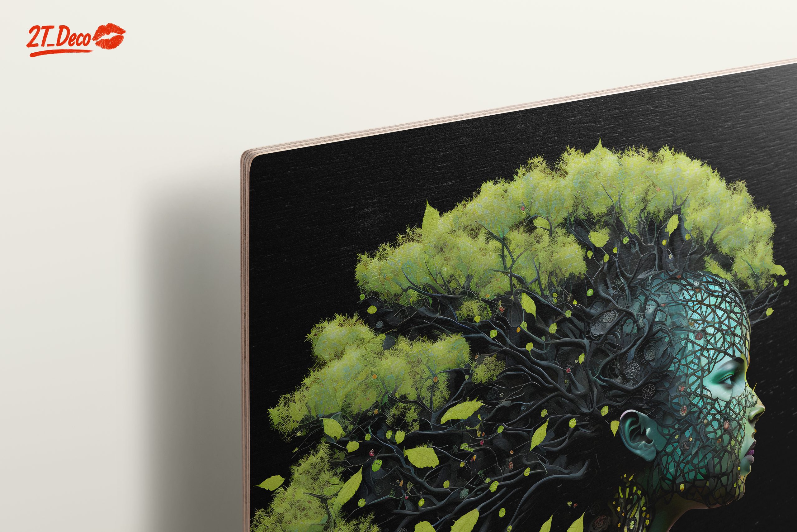 Modern Nature-Inspired Portrait Art - Image 15