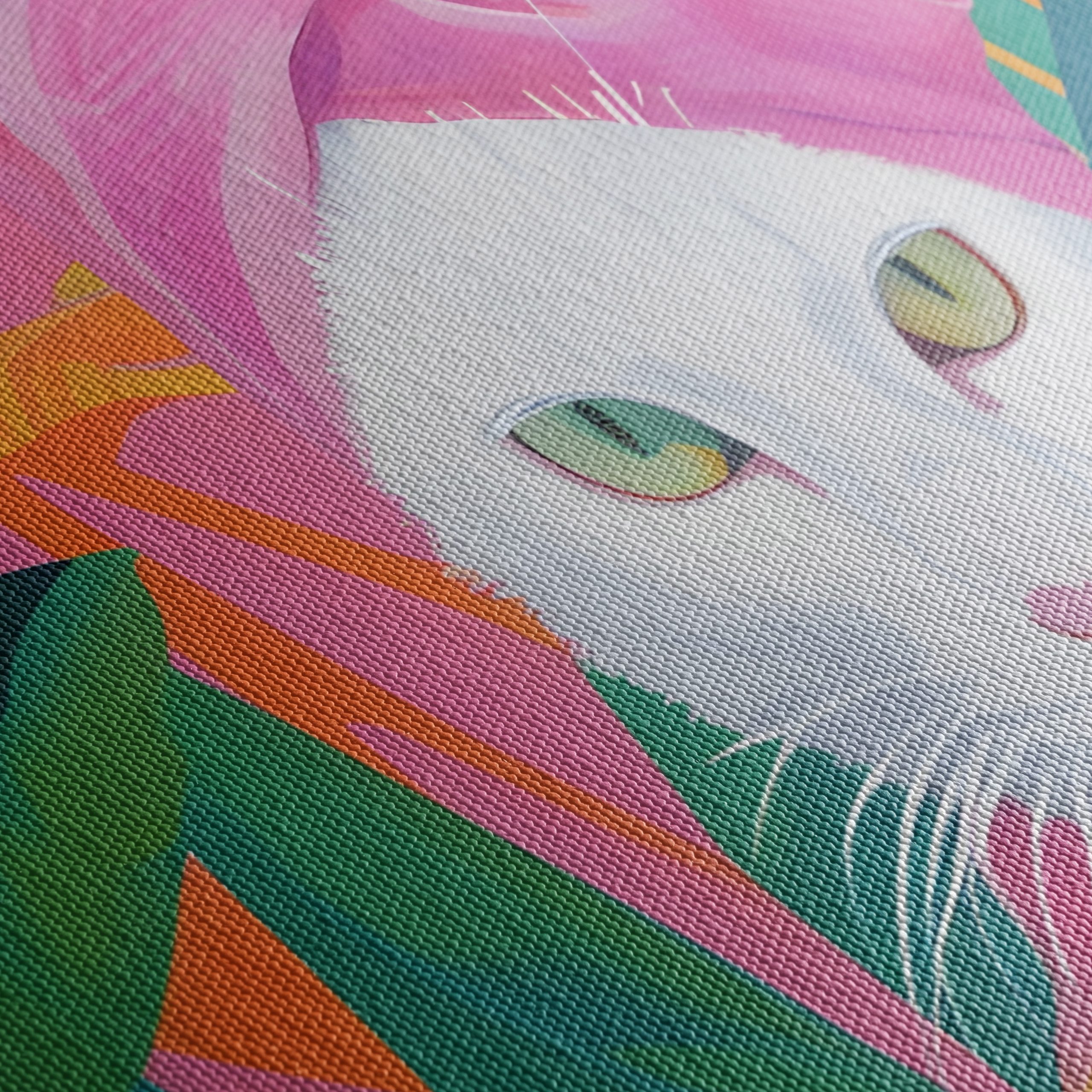 Stylish Cat with Tropical Background - Image 5