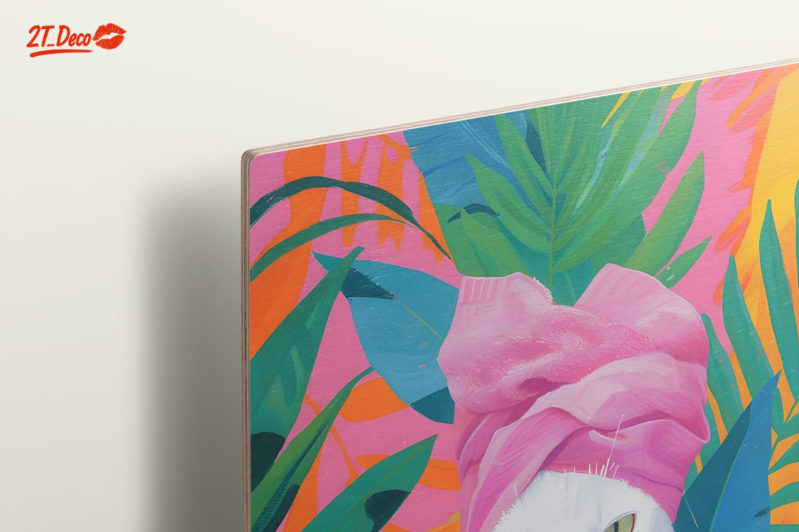 Stylish Cat with Tropical Background - Image 15
