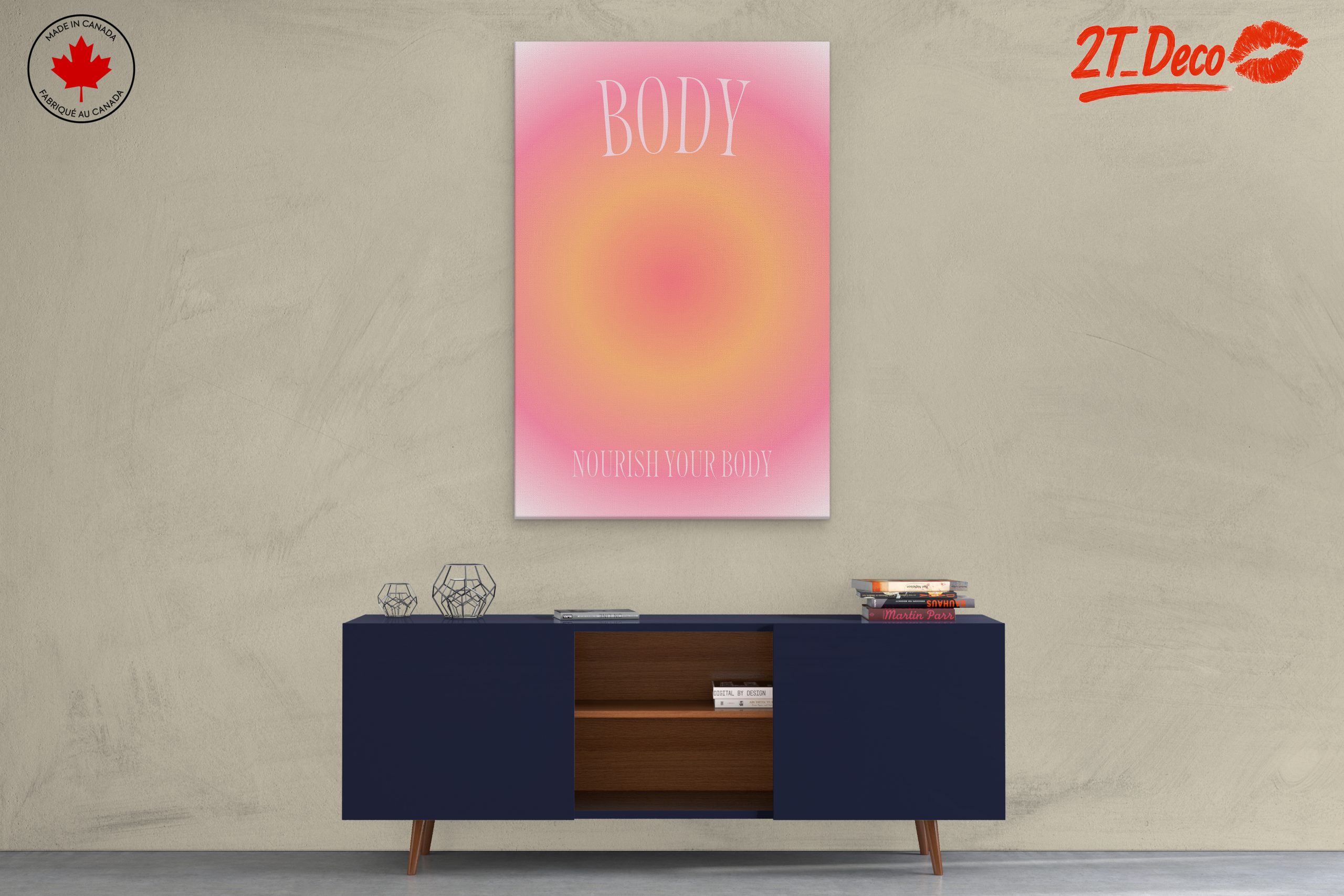 Inspirational Quote Art: Nourish Your Body - Image 3
