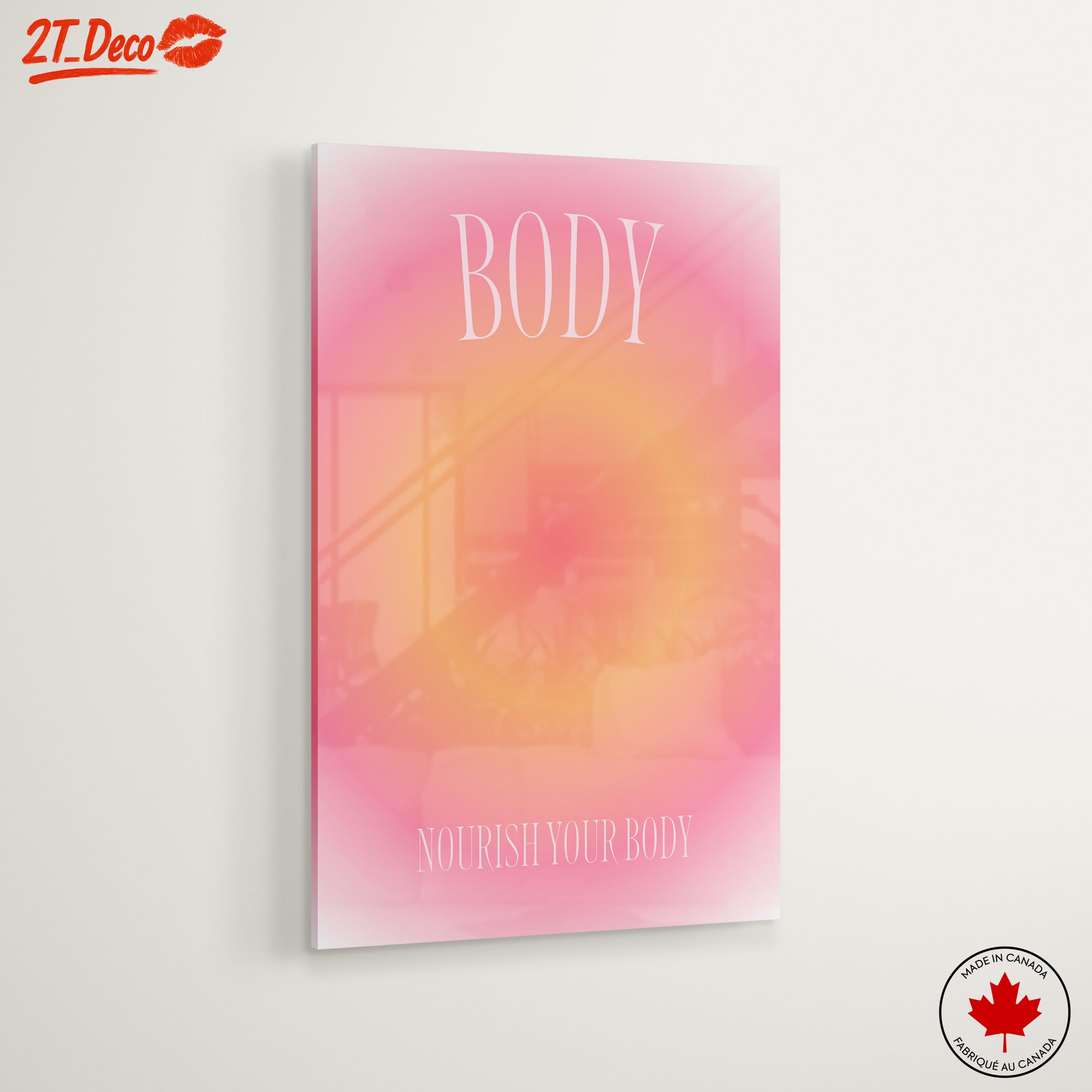 Inspirational Quote Art: Nourish Your Body - Image 6