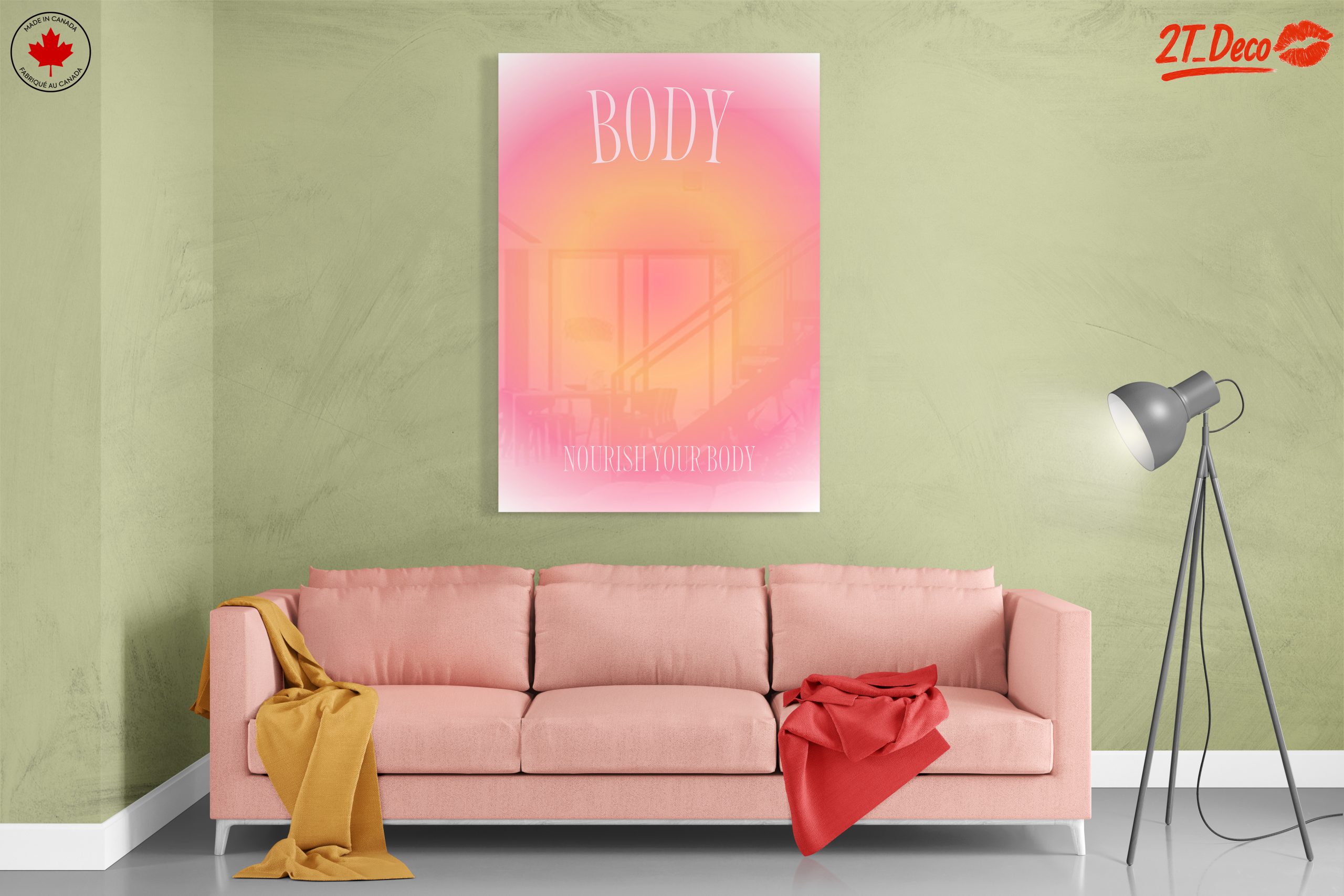 Inspirational Quote Art: Nourish Your Body - Image 7