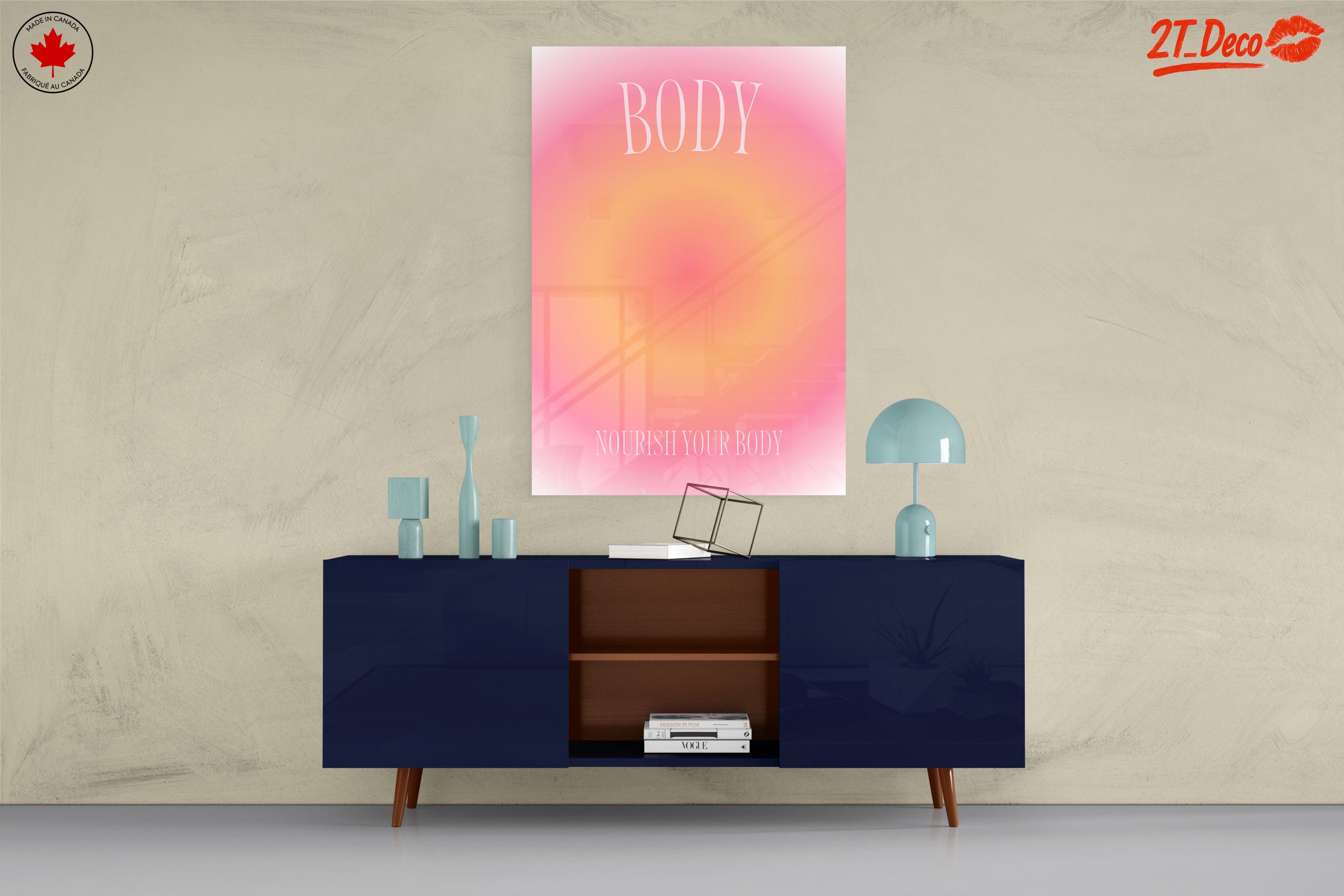 Inspirational Quote Art: Nourish Your Body - Image 8