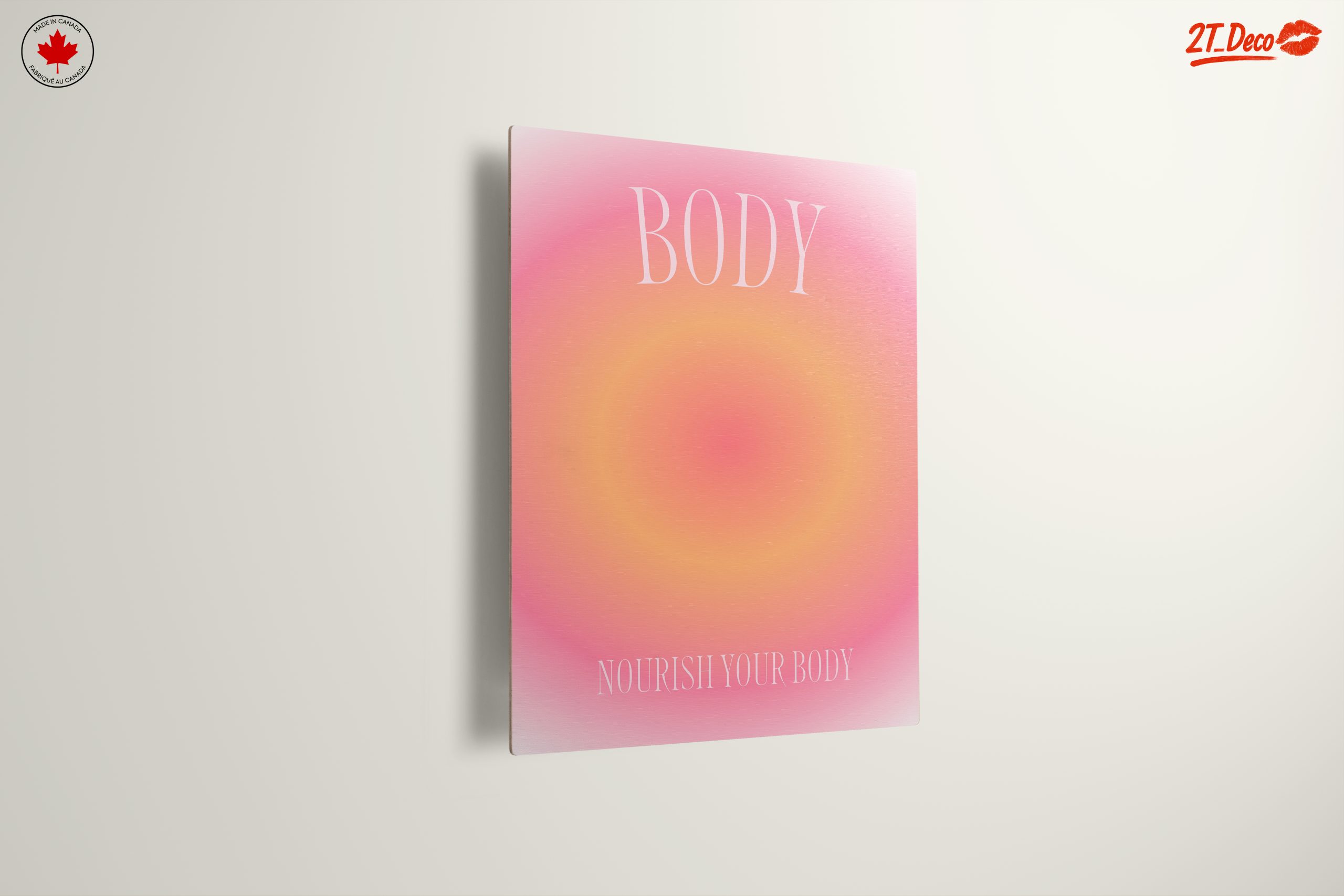 Inspirational Quote Art: Nourish Your Body - Image 13
