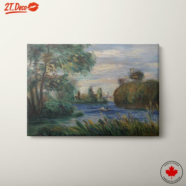 Serene Nature Landscape with River and Trees 2