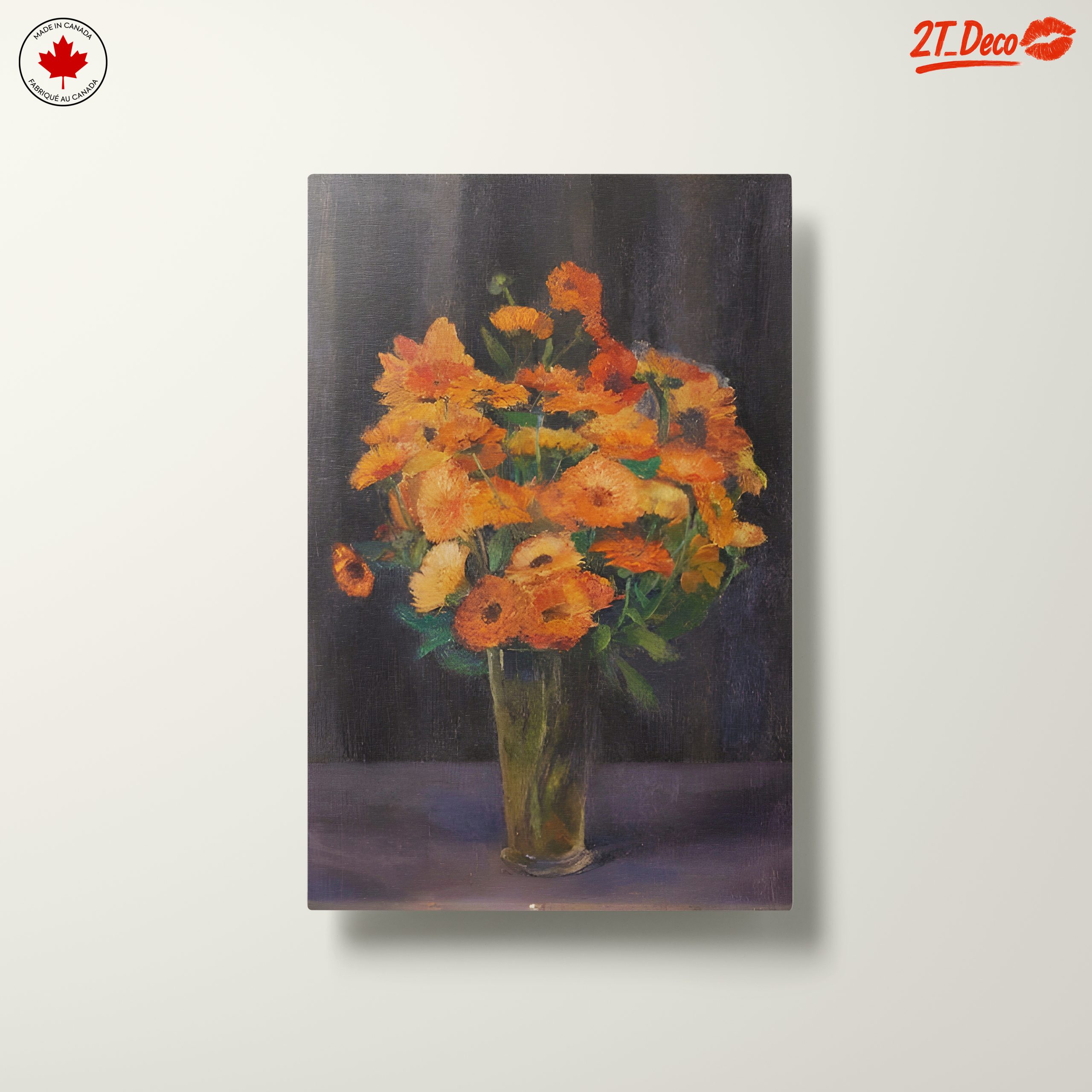 Vibrant Floral Arrangement in Glass Vase 2 - Image 10