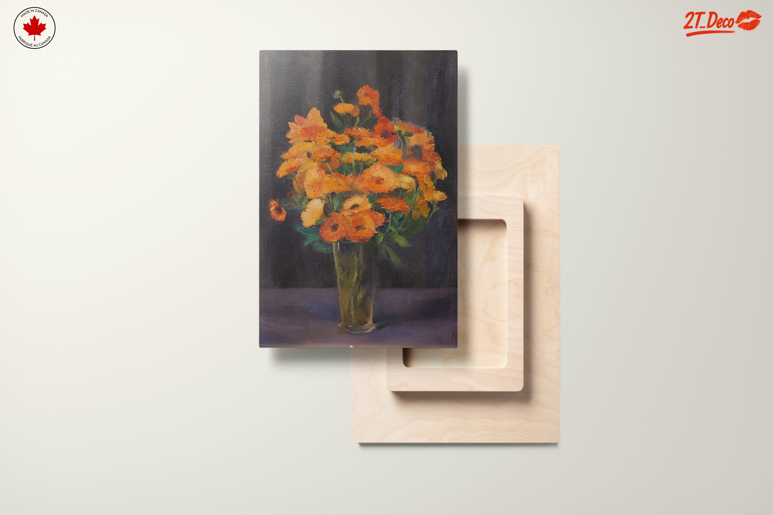 Vibrant Floral Arrangement in Glass Vase 2 - Image 11