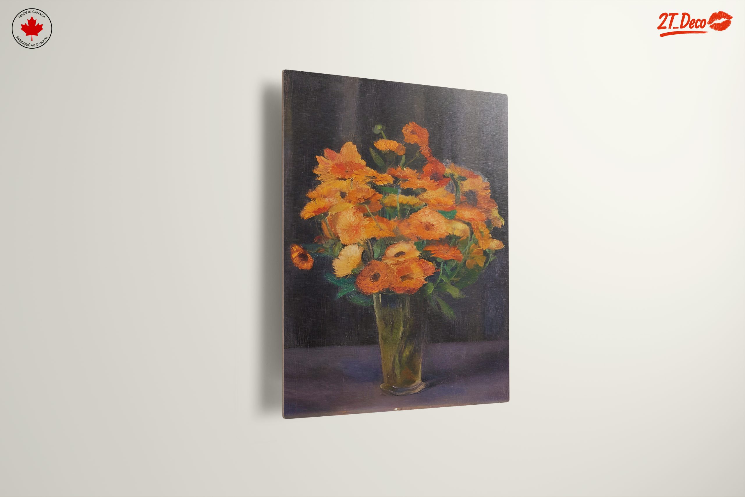 Vibrant Floral Arrangement in Glass Vase 2 - Image 13