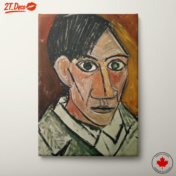 Bold Contemporary Portrait with Distinctive Features