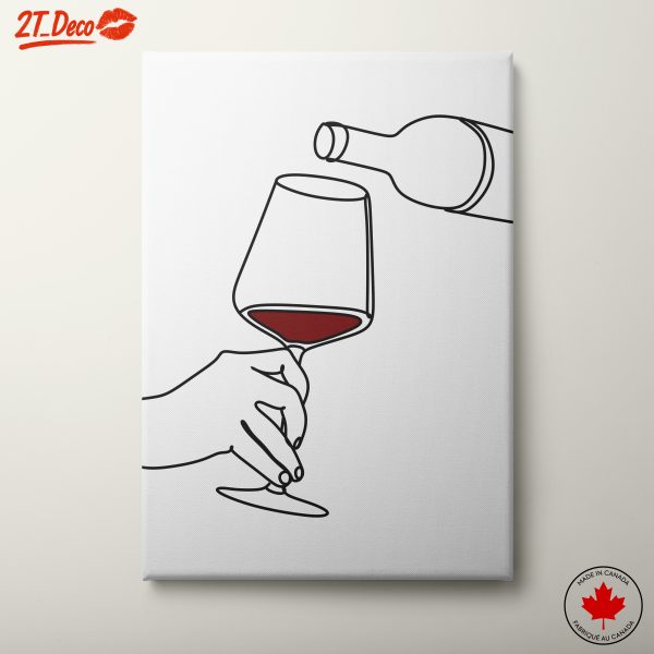 Elegant Wine Pouring Still Life