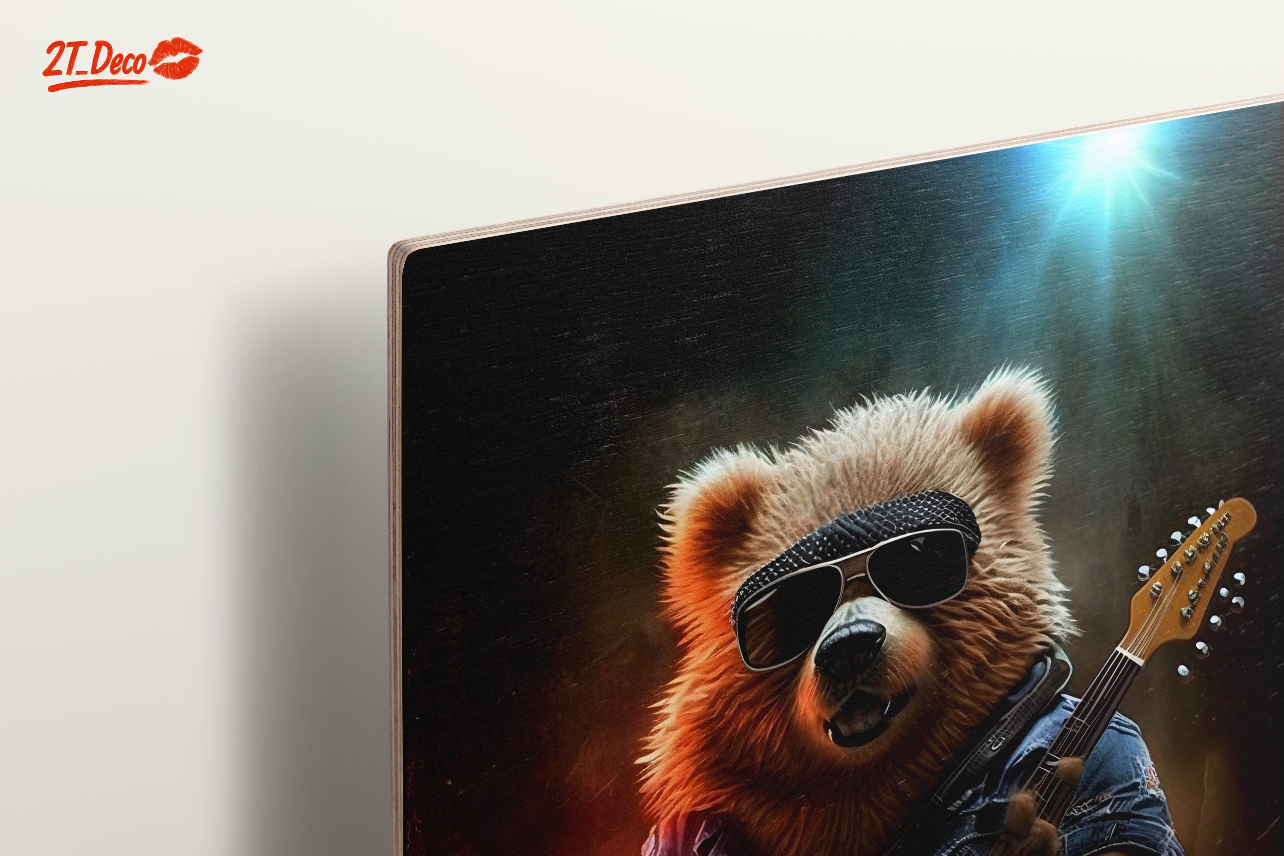 Cool Bear Playing Guitar Art - Image 15