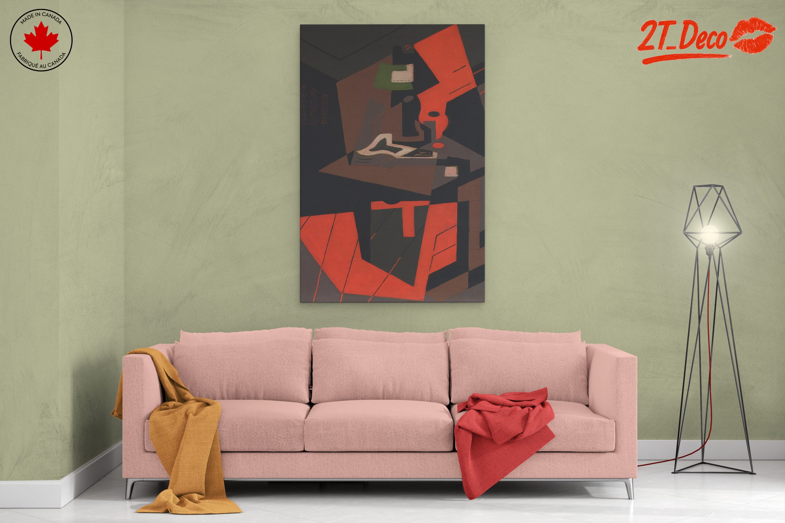 Bold Geometric Abstract Artwork 5 - Image 2