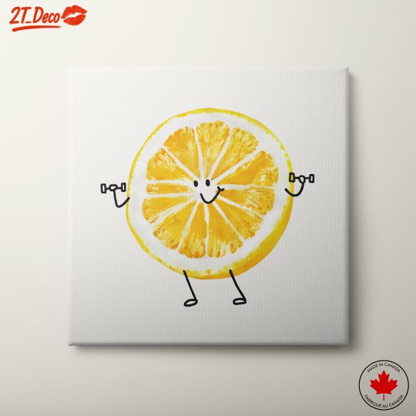 Playful Lemon Character Art