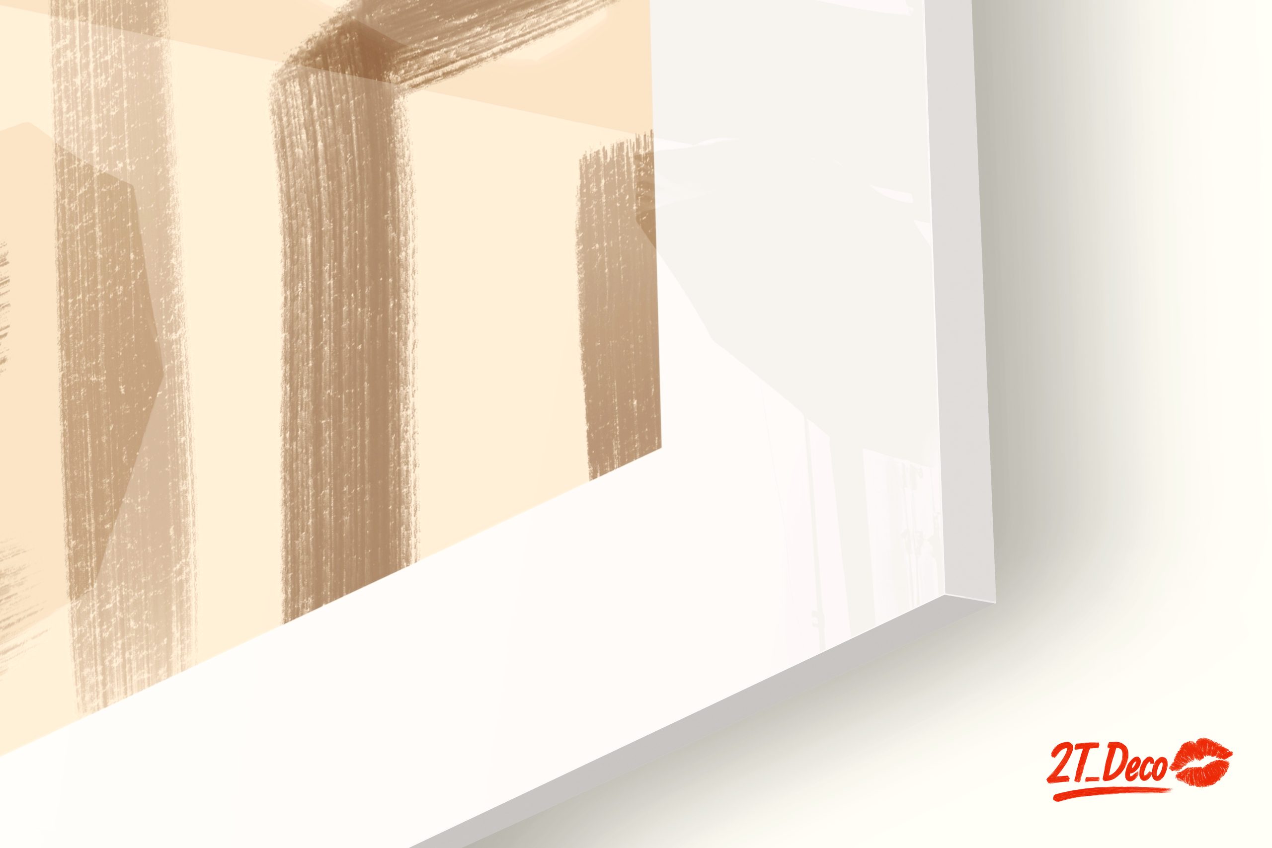 Abstract Geometric Brush Stroke Art - Image 9